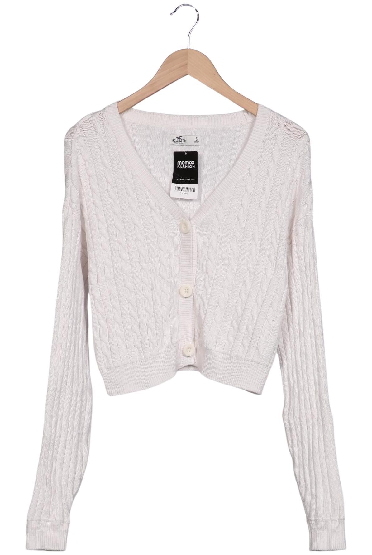 

Hollister Damen Strickjacke, cremeweiß, Gr. 36