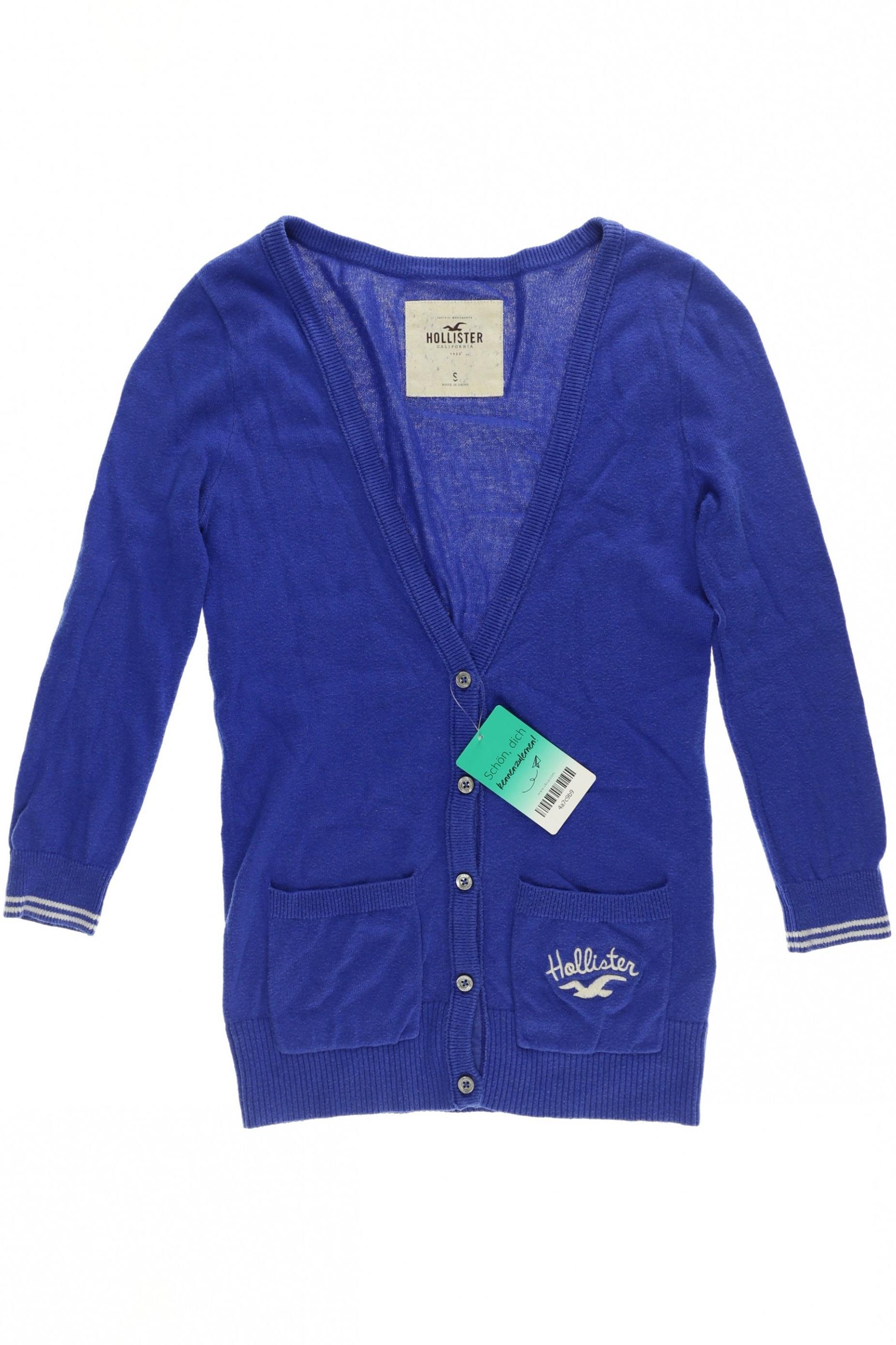 

Hollister Damen Strickjacke, blau, Gr.