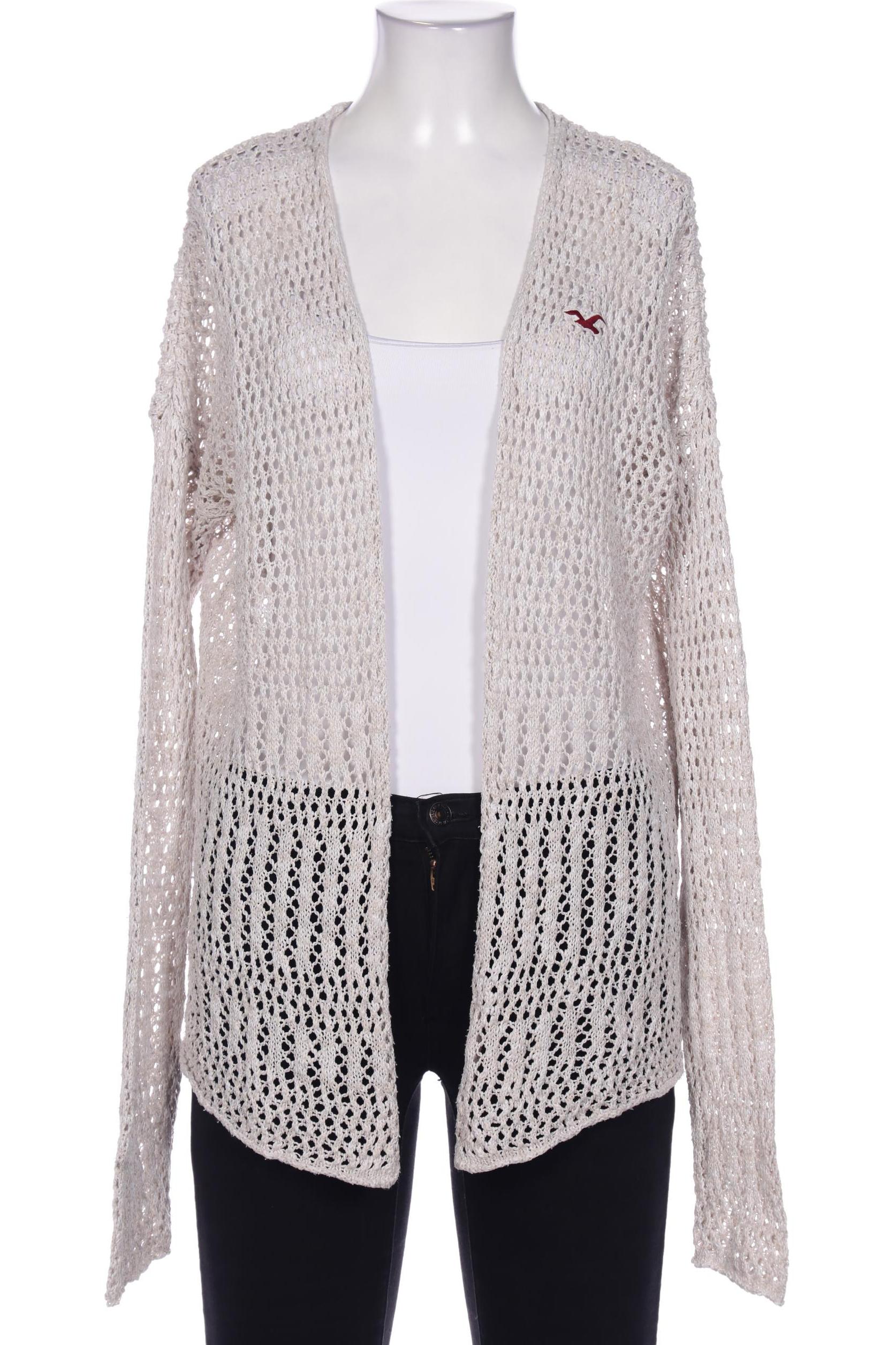 

Hollister Damen Strickjacke, cremeweiß, Gr. 34