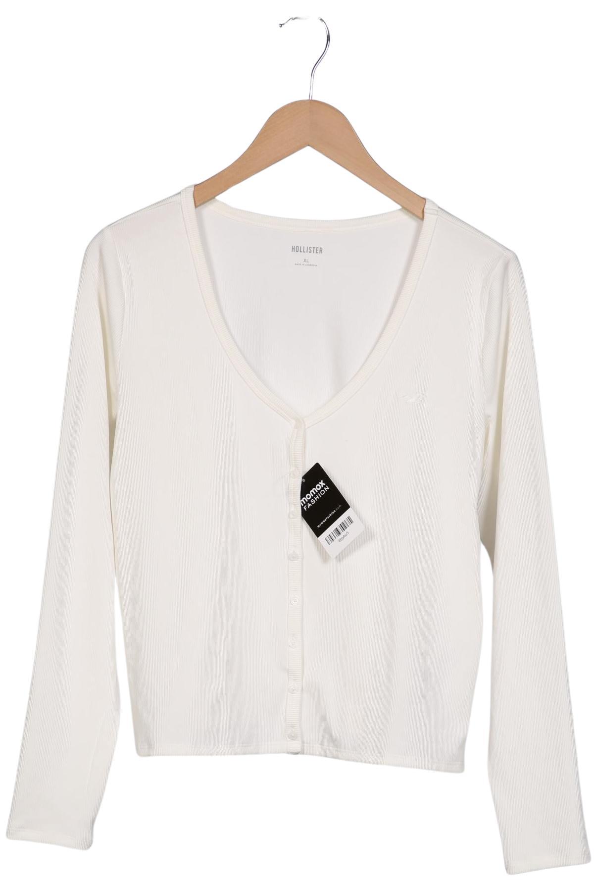 

Hollister Damen Strickjacke, cremeweiß, Gr. 44