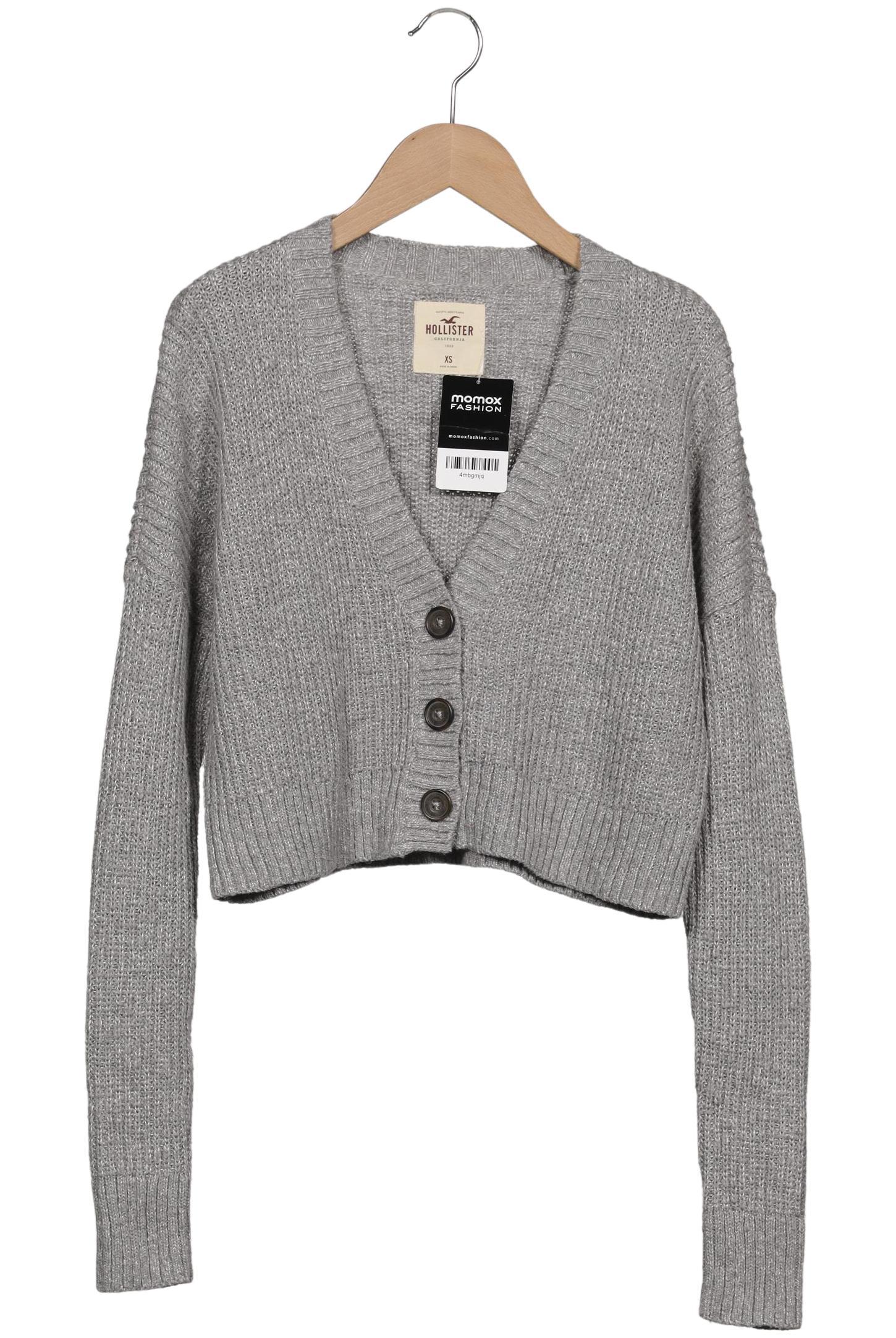 

Hollister Damen Strickjacke, grau, Gr. 34