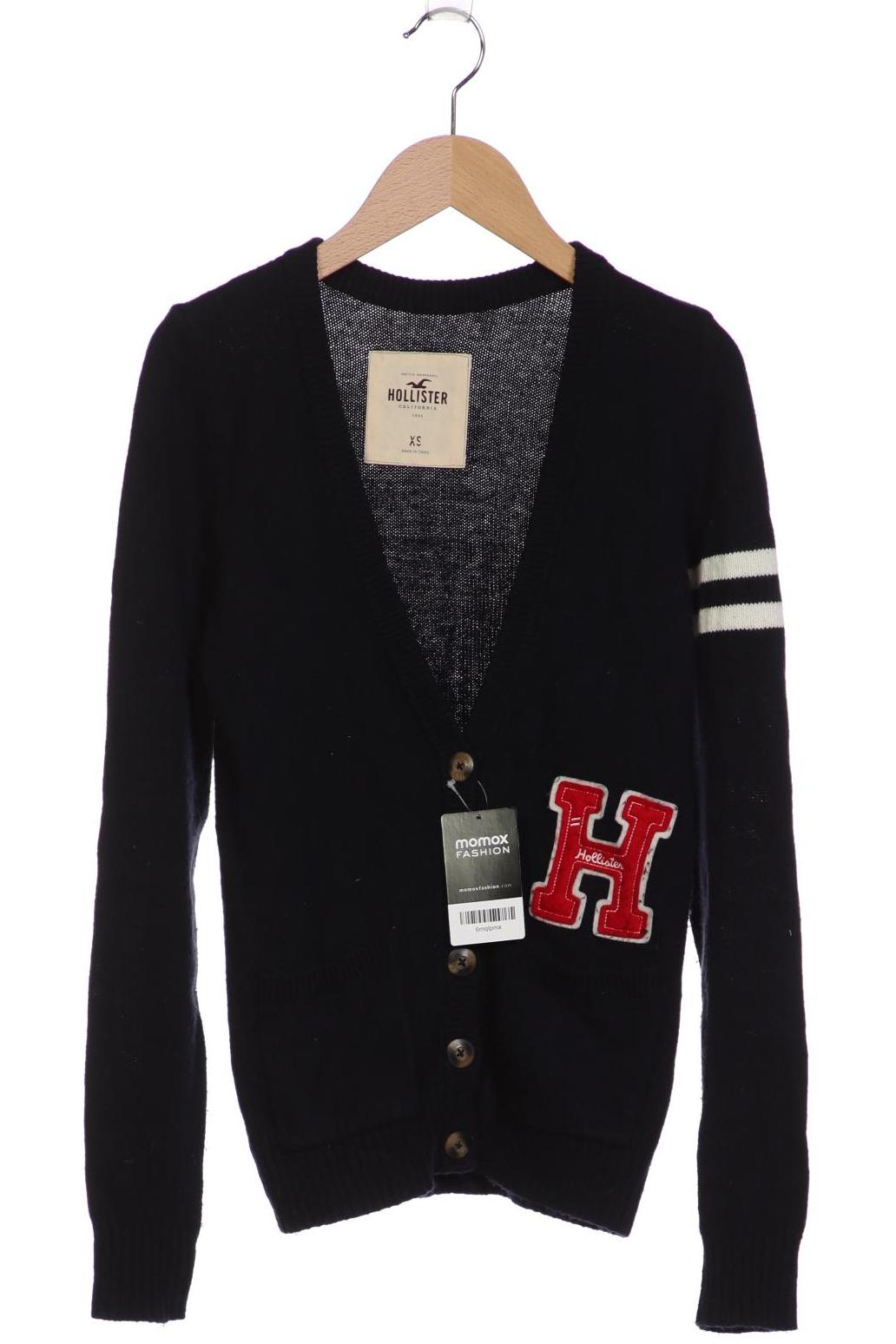 

Hollister Damen Strickjacke, marineblau, Gr. 34