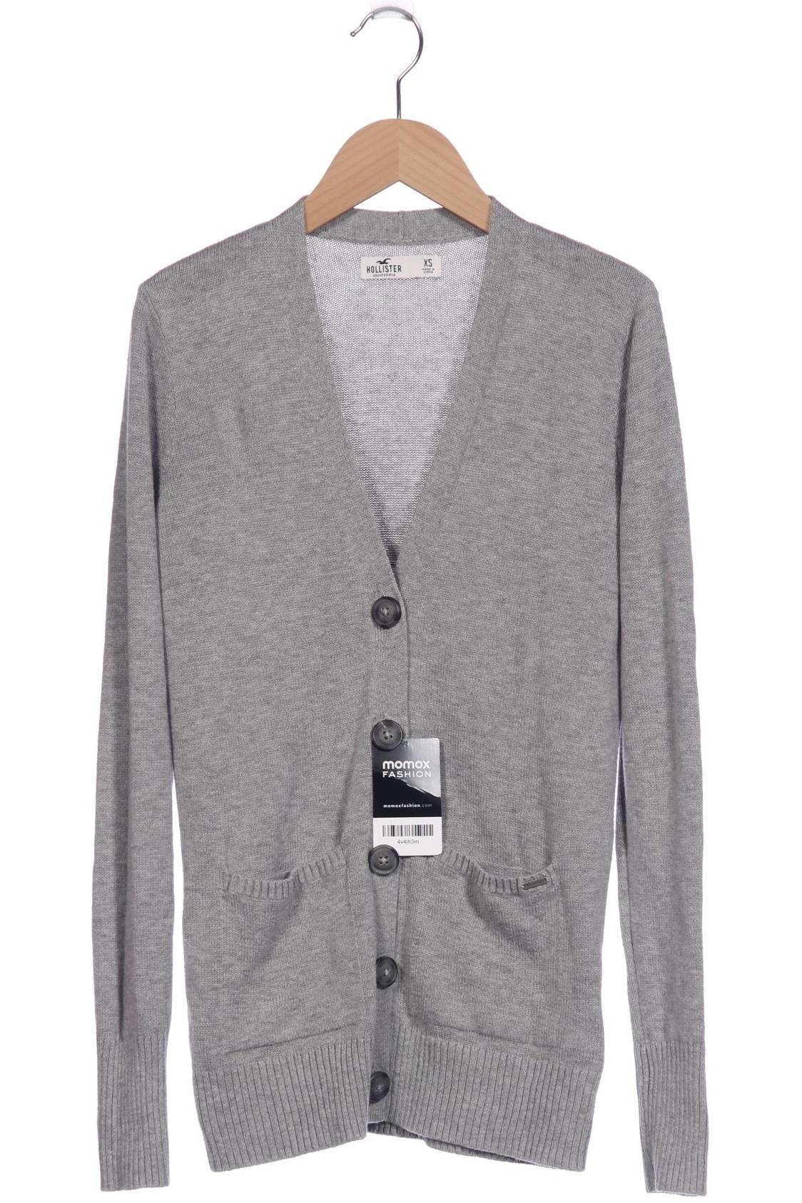 

Hollister Damen Strickjacke, grau, Gr. 34