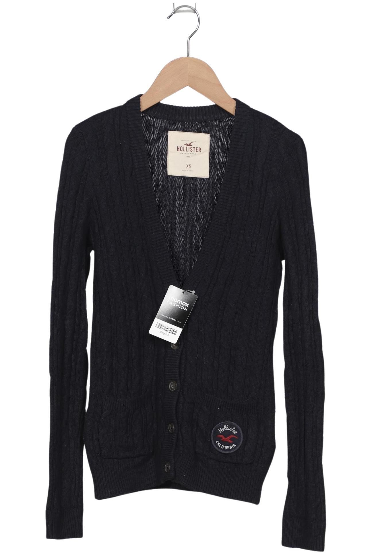 

Hollister Damen Strickjacke, marineblau, Gr. 34