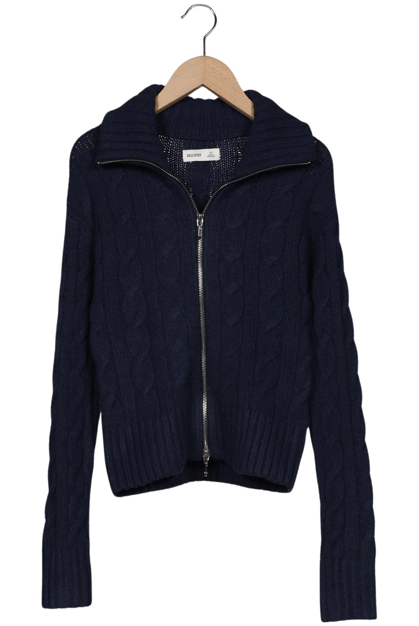 

Hollister Damen Strickjacke, marineblau, Gr. 34