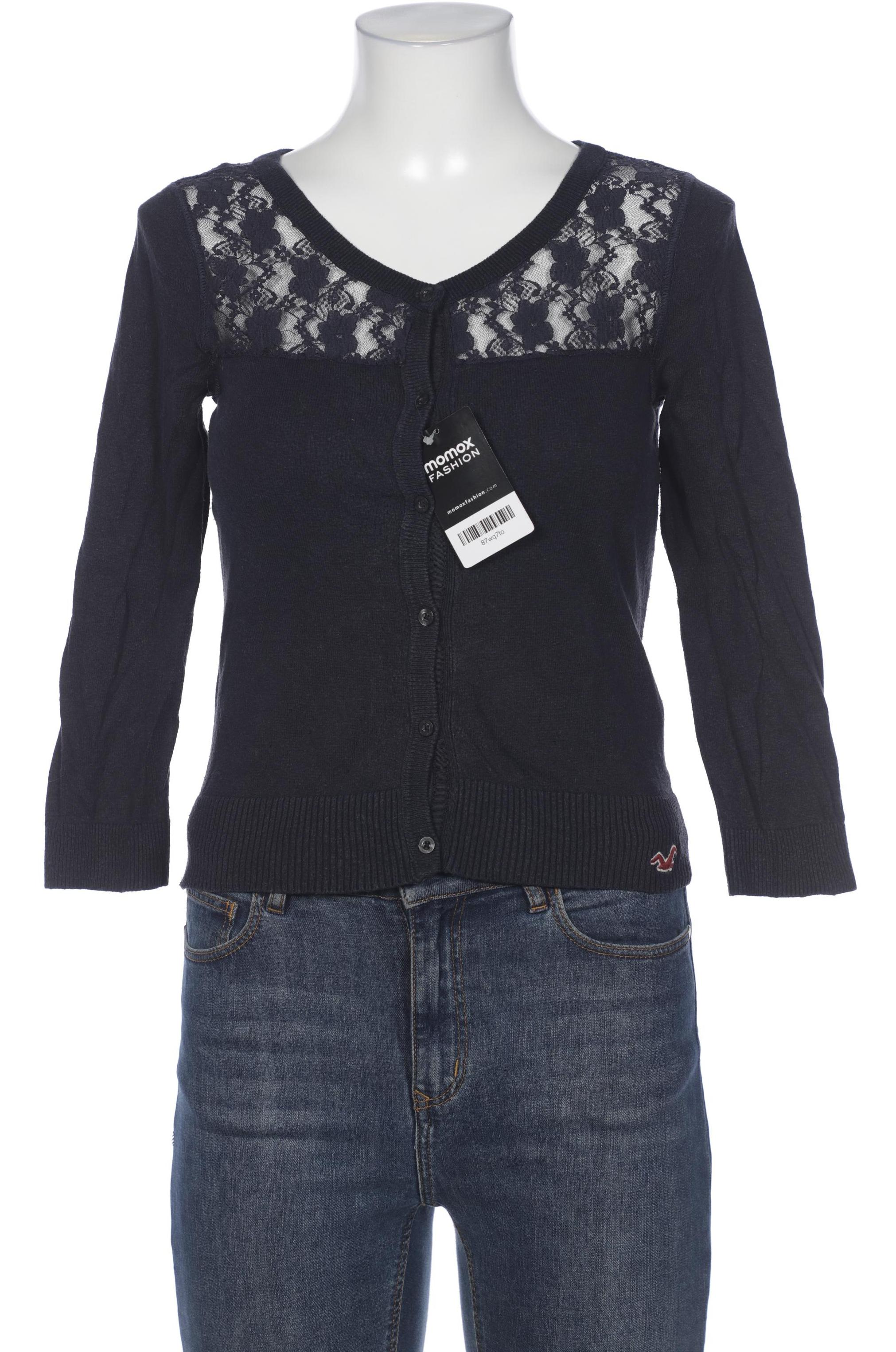 

Hollister Damen Strickjacke, marineblau