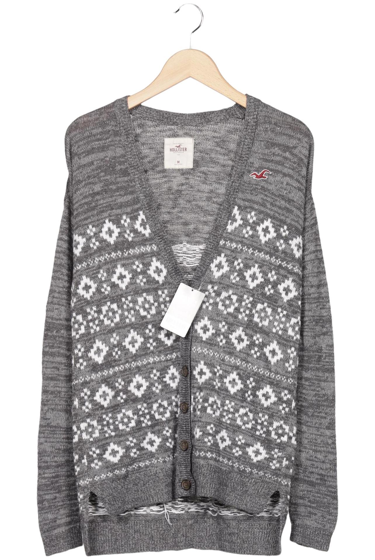 

Hollister Damen Strickjacke, grau, Gr. 38