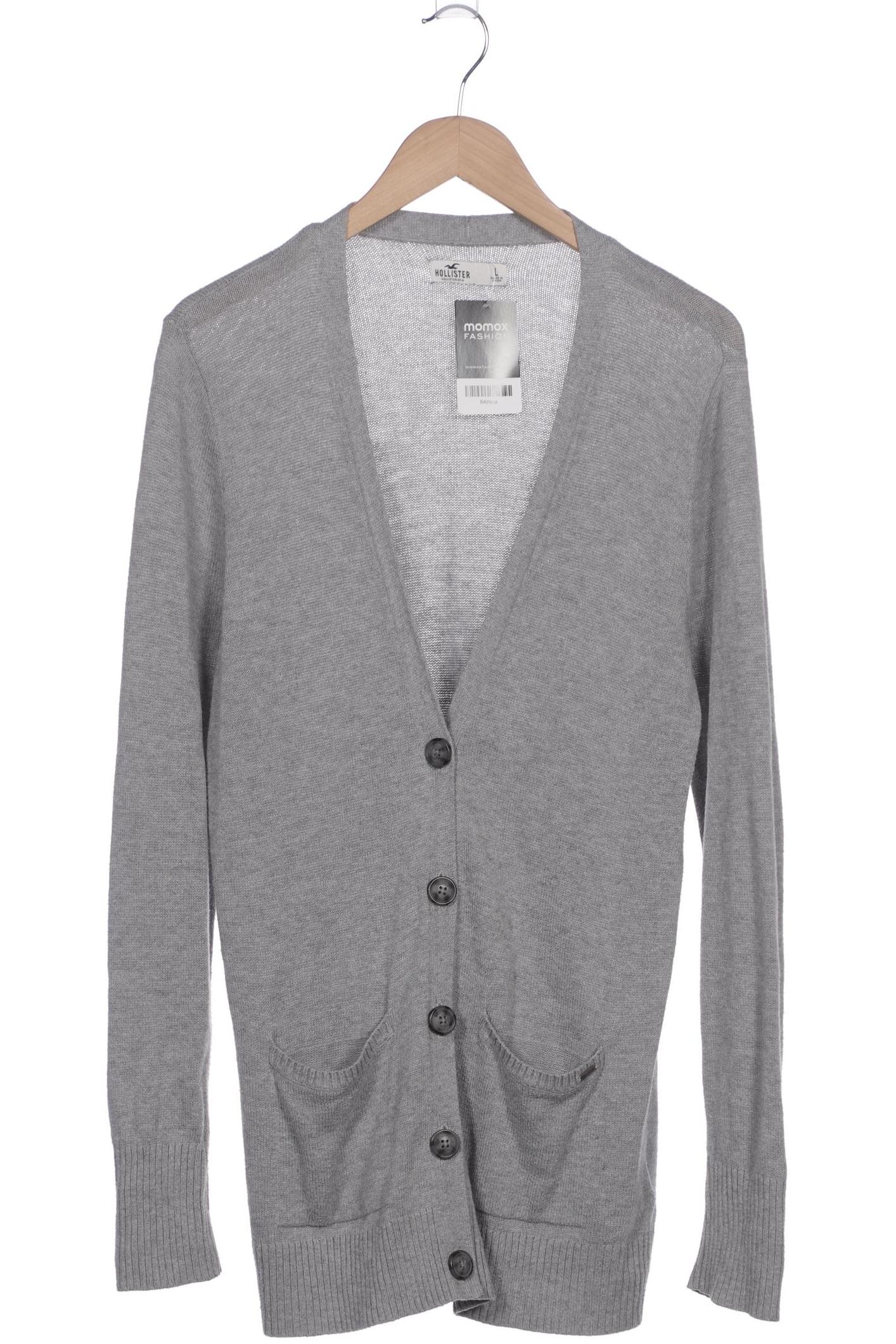 

Hollister Damen Strickjacke, grau, Gr. 42