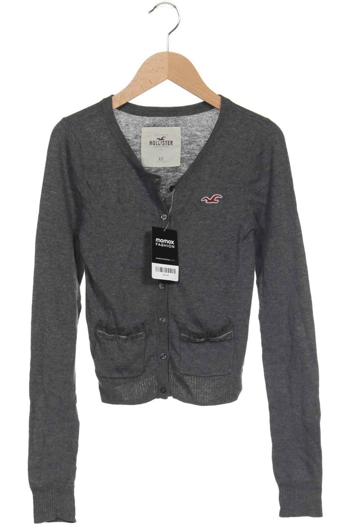 

Hollister Damen Strickjacke, grau, Gr. 34