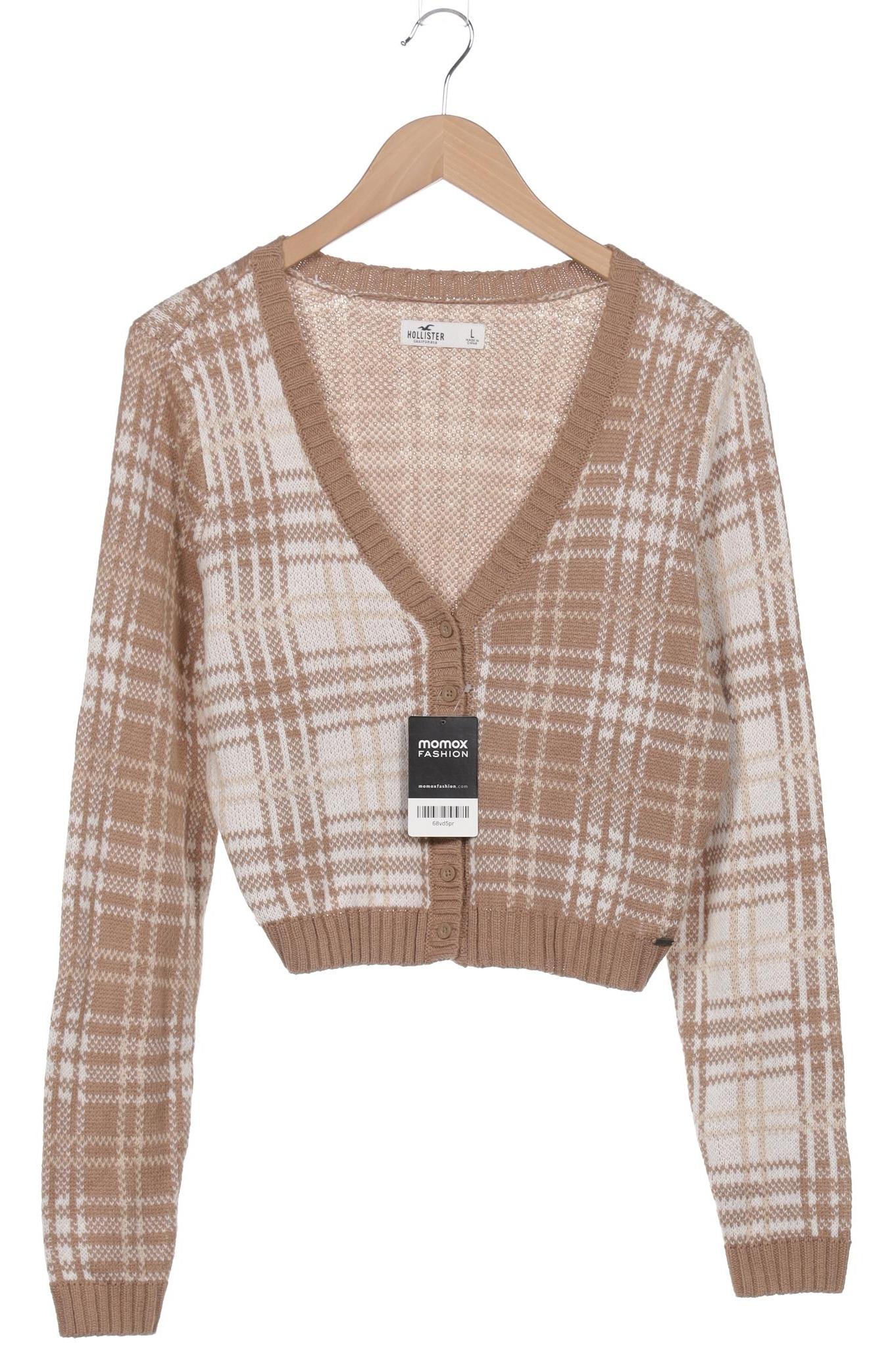

Hollister Damen Strickjacke, beige, Gr. 42