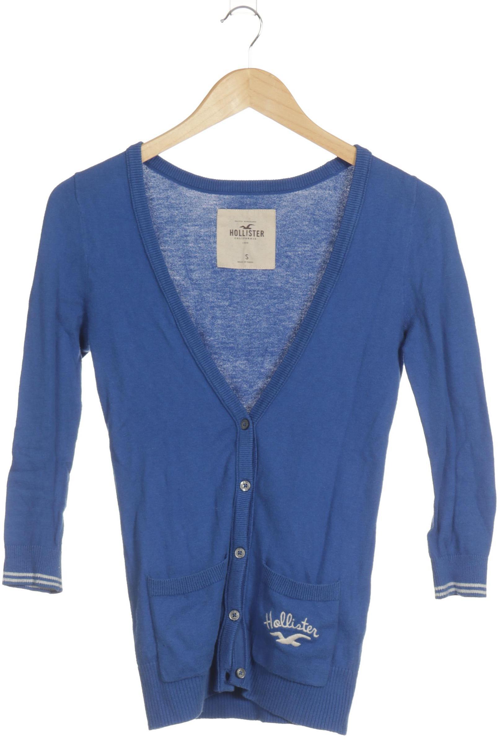 

Hollister Damen Strickjacke, blau, Gr.