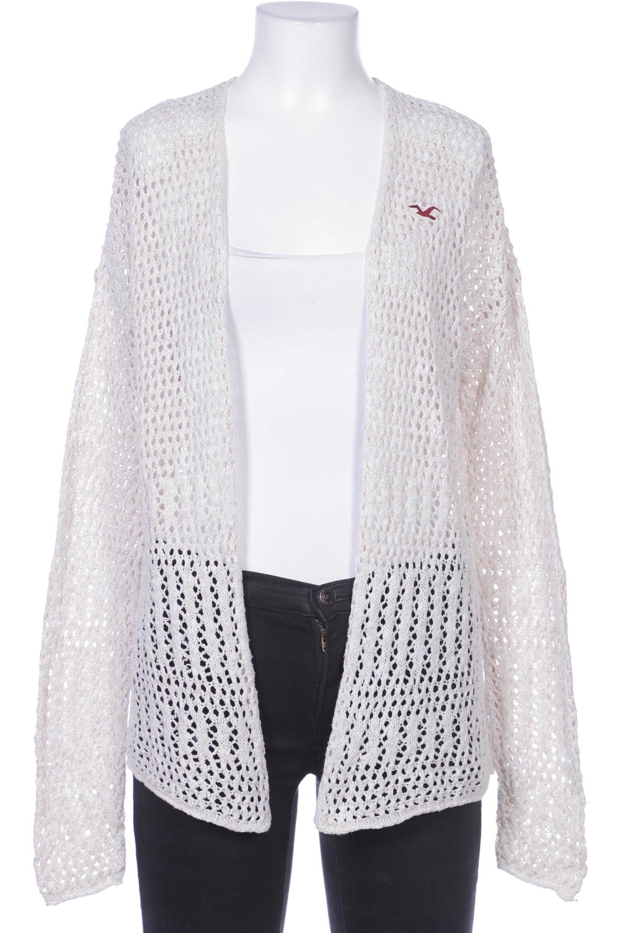 

Hollister Damen Strickjacke, cremeweiß, Gr. 36