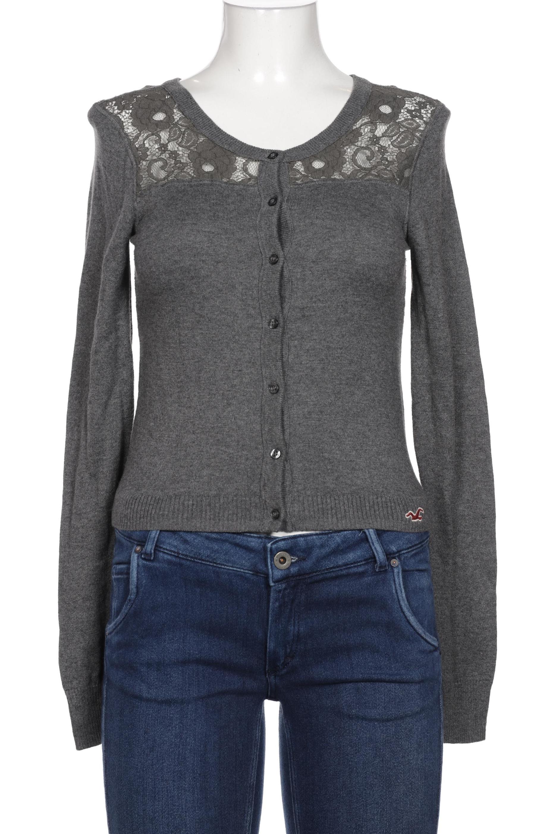 

Hollister Damen Strickjacke, grau