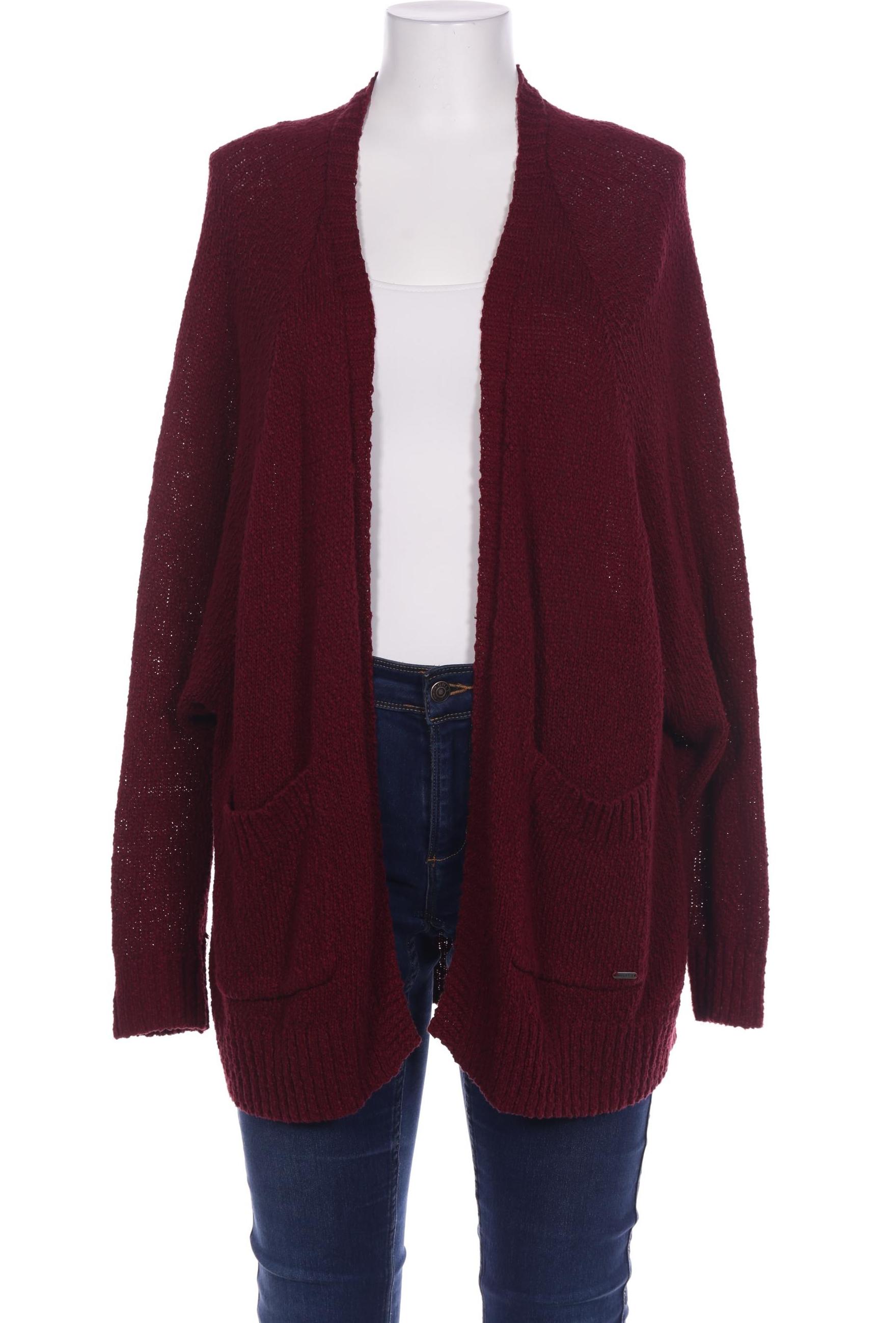 

Hollister Damen Strickjacke, bordeaux, Gr. 42