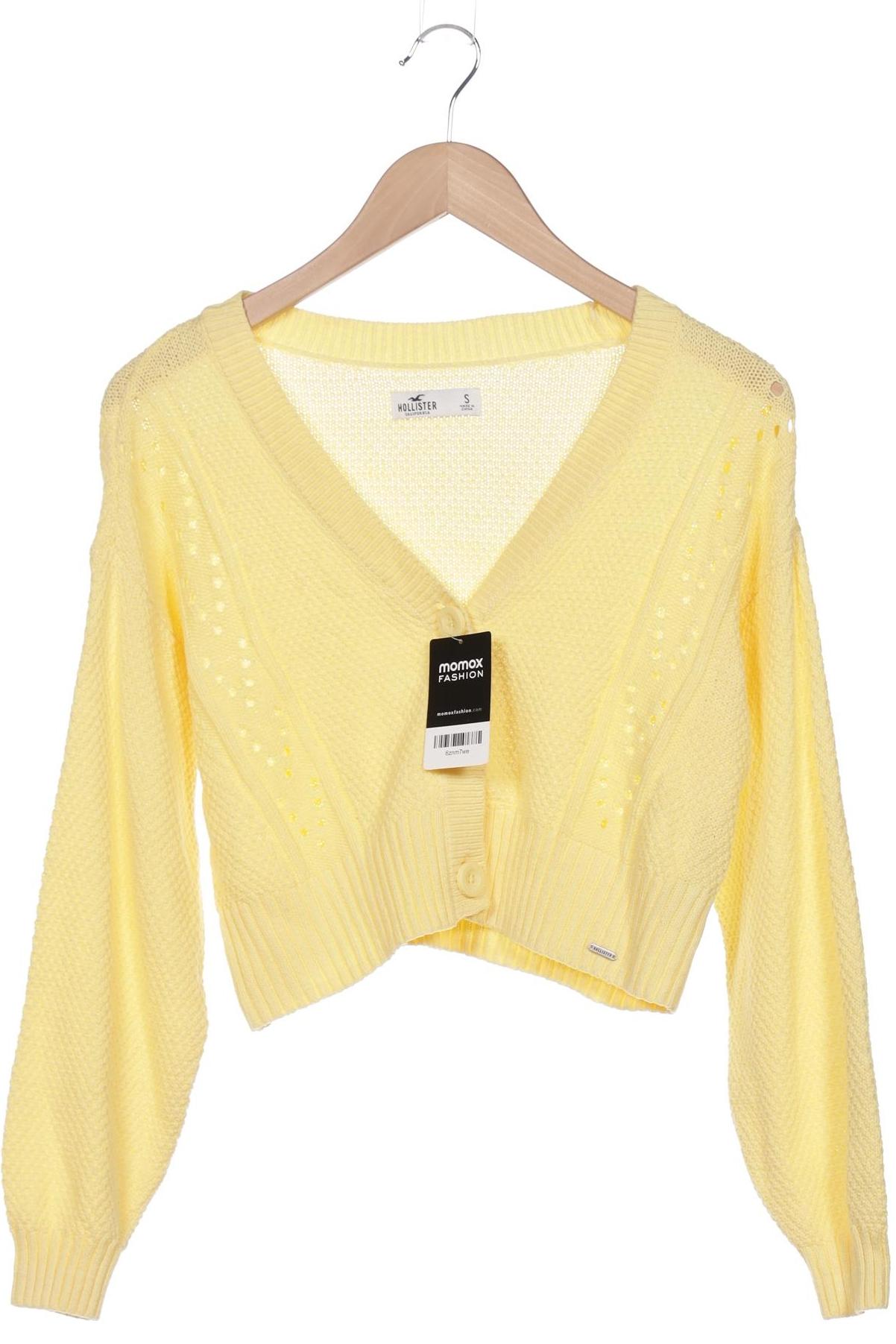 

Hollister Damen Strickjacke, gelb, Gr. 36