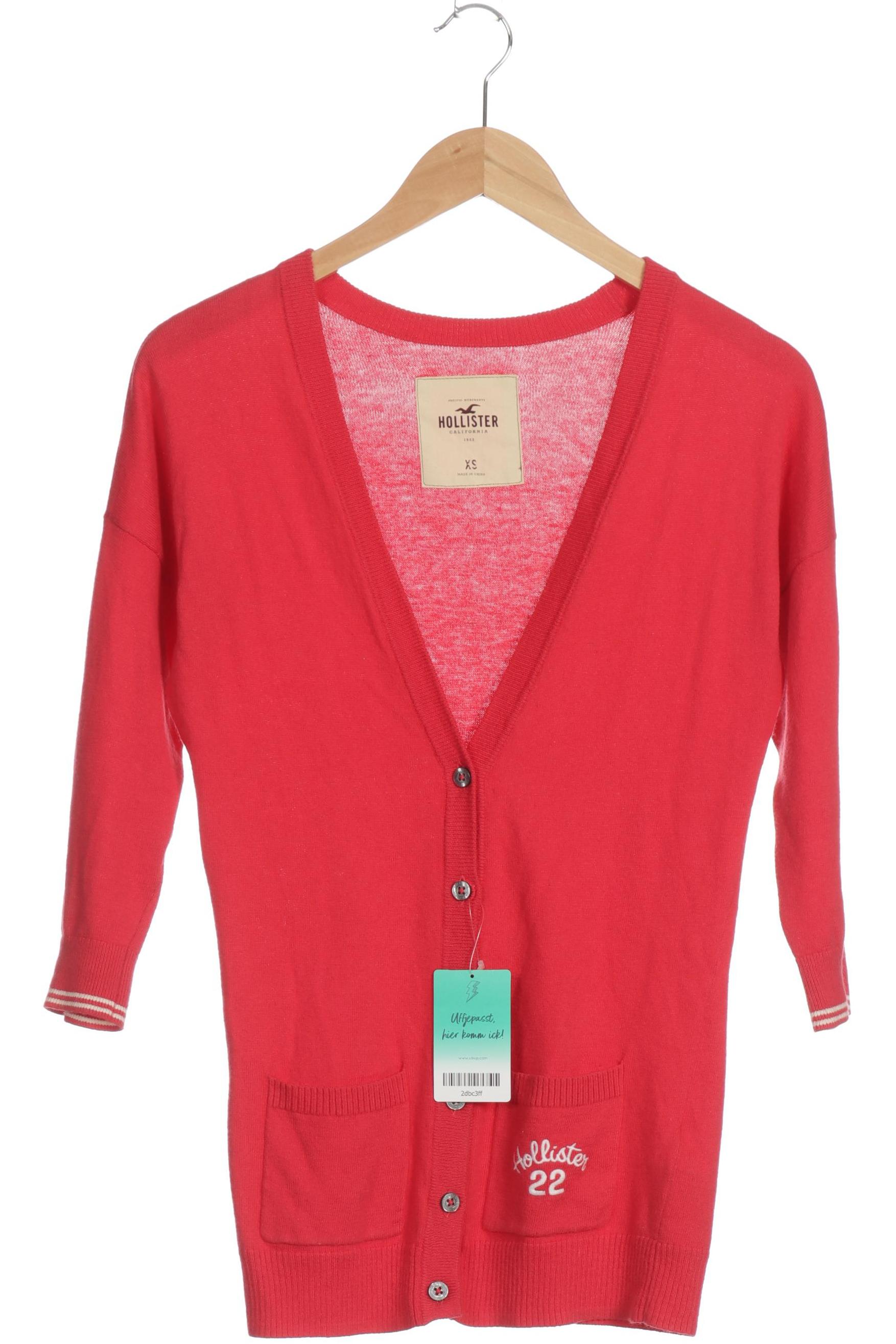 

Hollister Damen Strickjacke, rot, Gr. 34