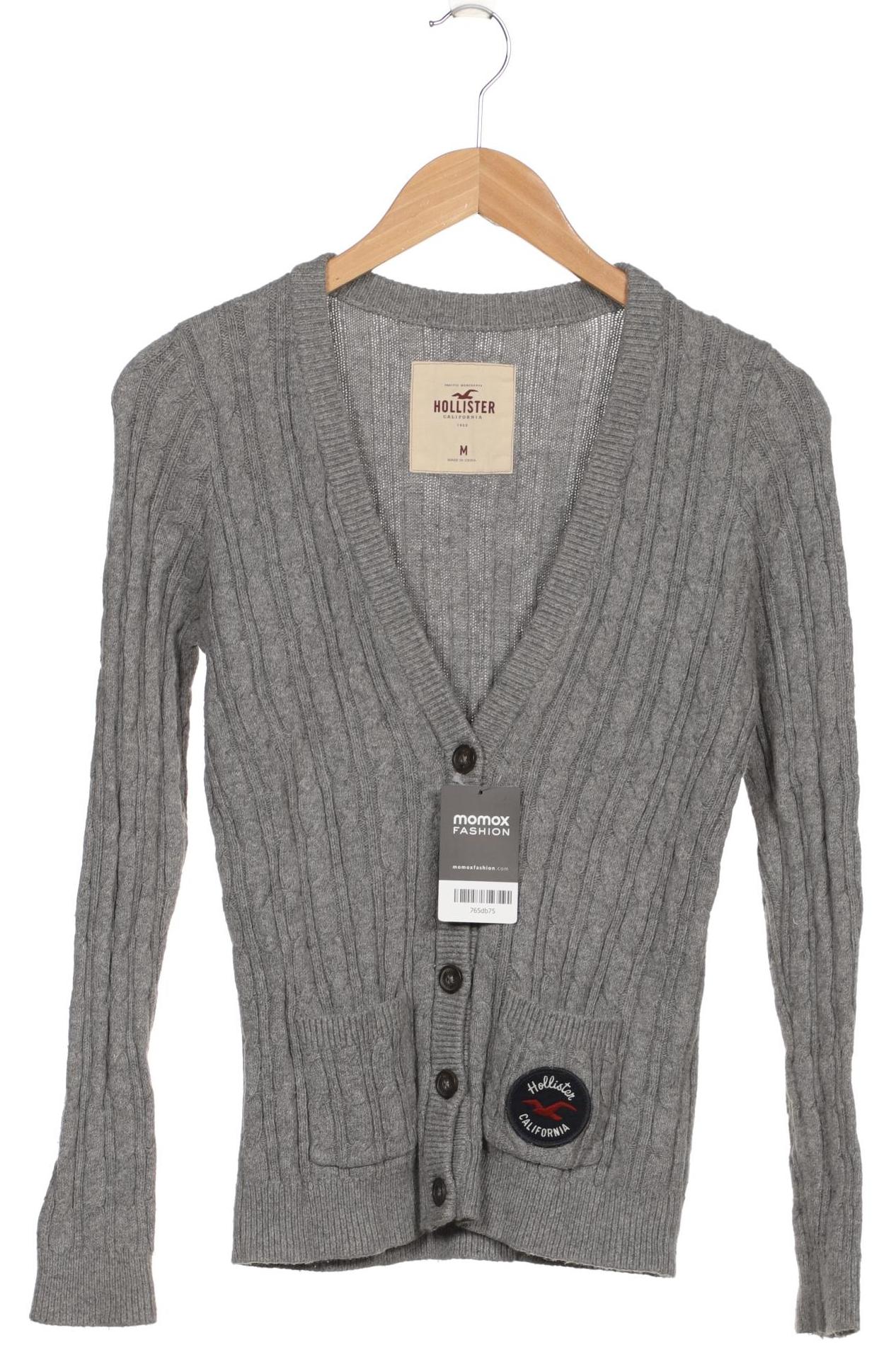 

Hollister Damen Strickjacke, grau, Gr. 38
