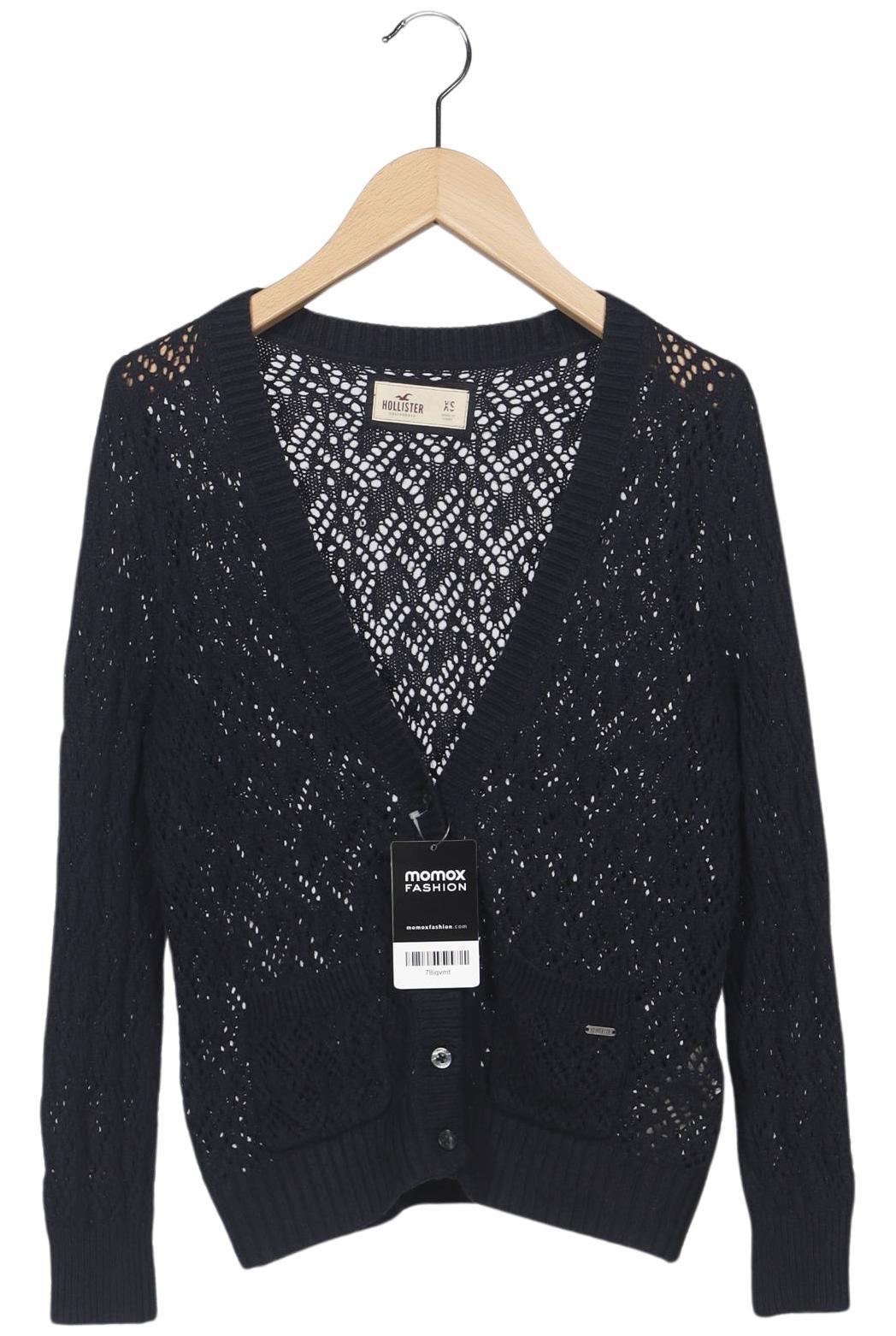 

Hollister Damen Strickjacke, marineblau, Gr. 34