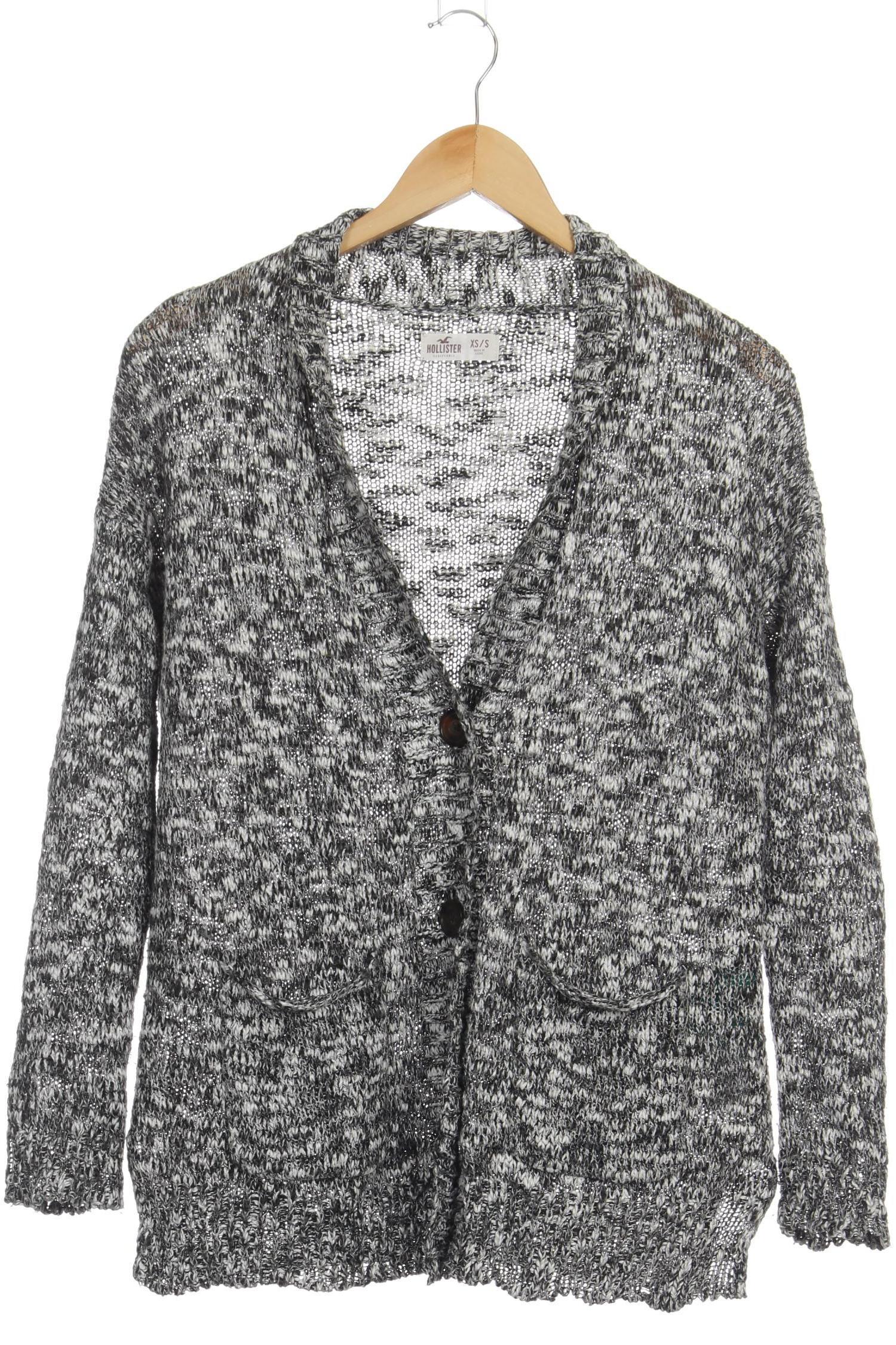 

Hollister Damen Strickjacke, grau, Gr. 34