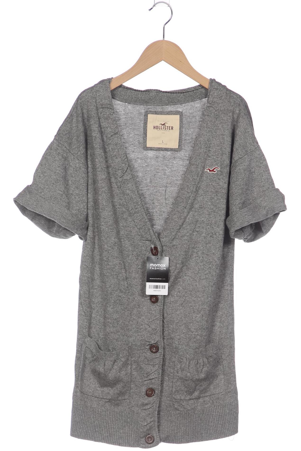 

Hollister Damen Strickjacke, grau, Gr. 42