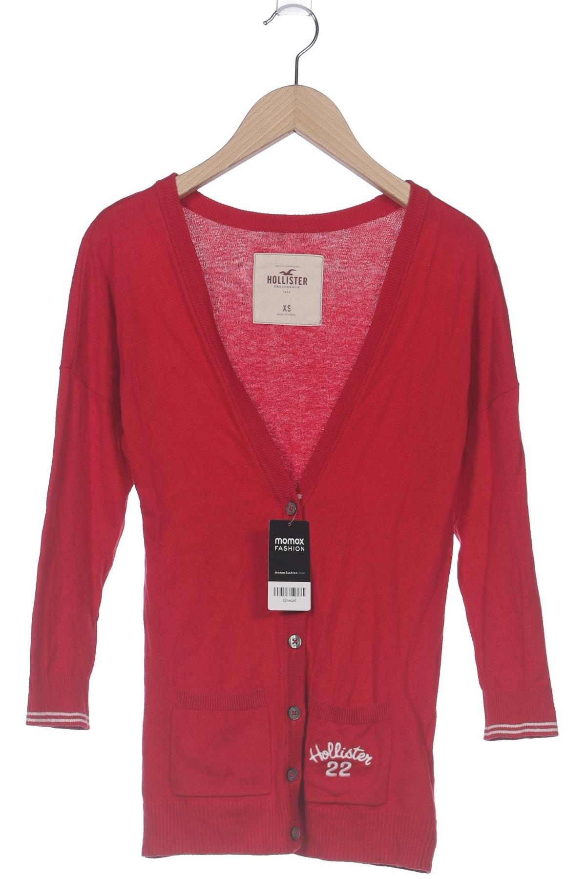 

Hollister Damen Strickjacke, rot, Gr. 34