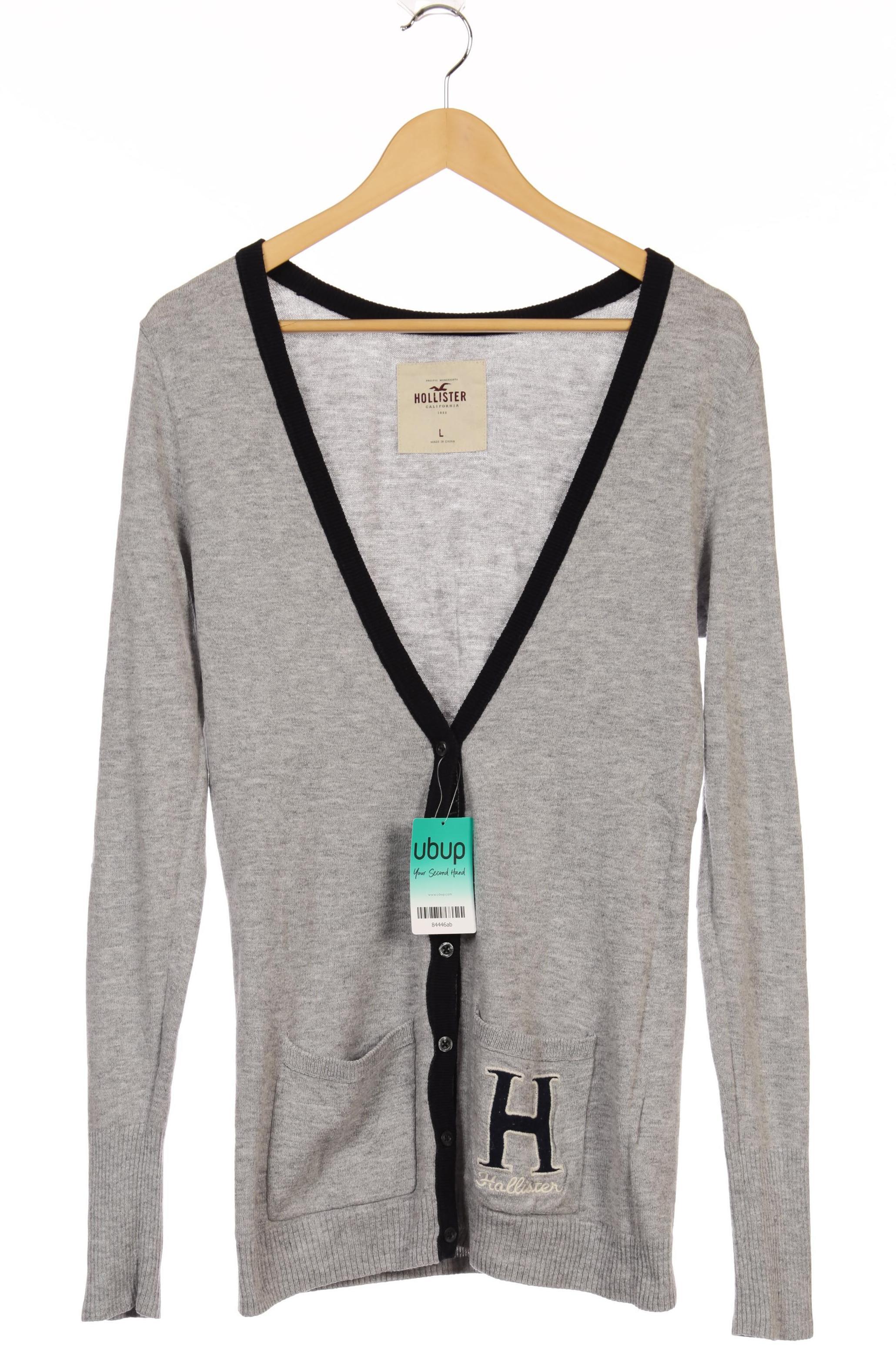 

Hollister Damen Strickjacke, grau, Gr.