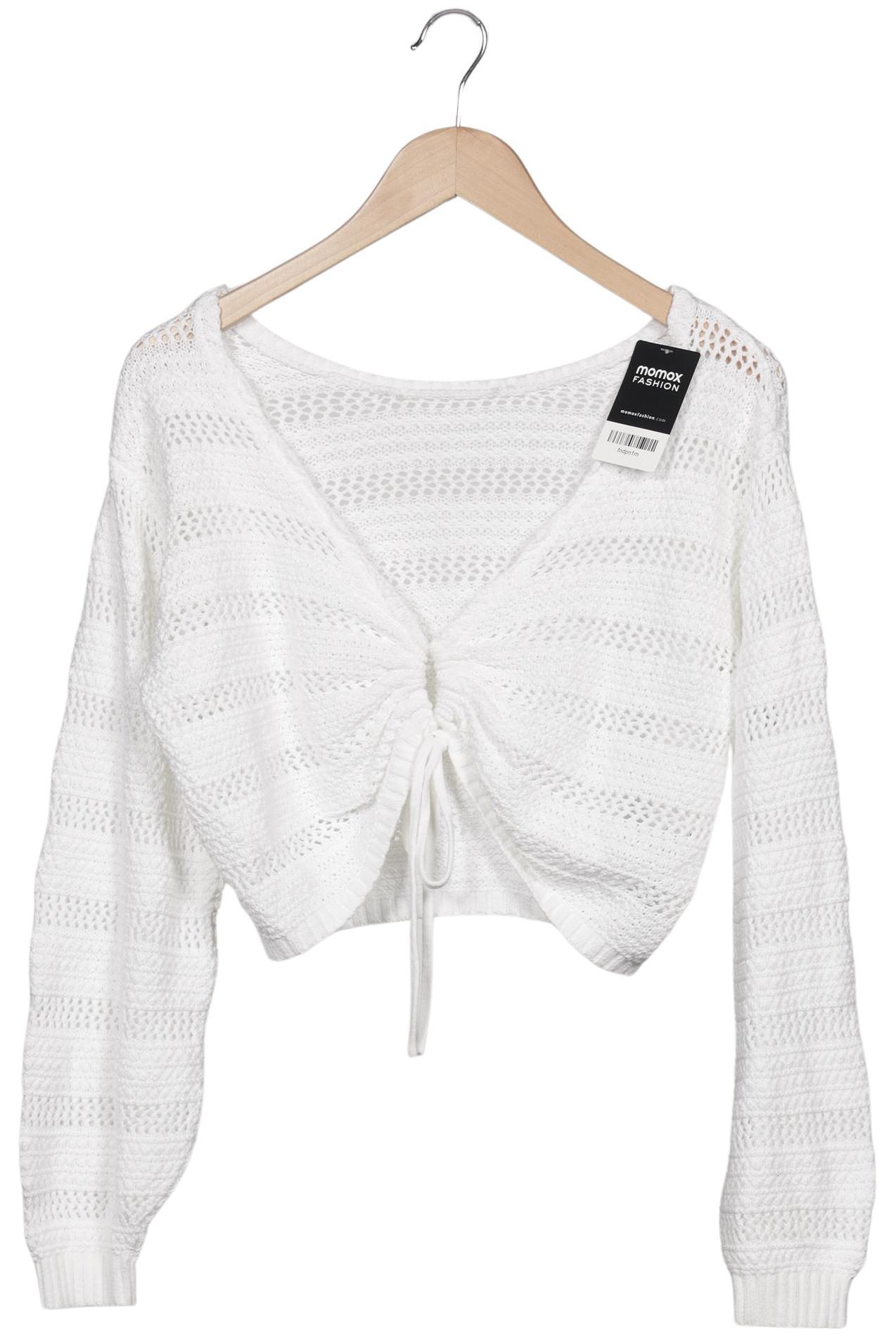 

Hollister Damen Strickjacke, weiß, Gr. 38