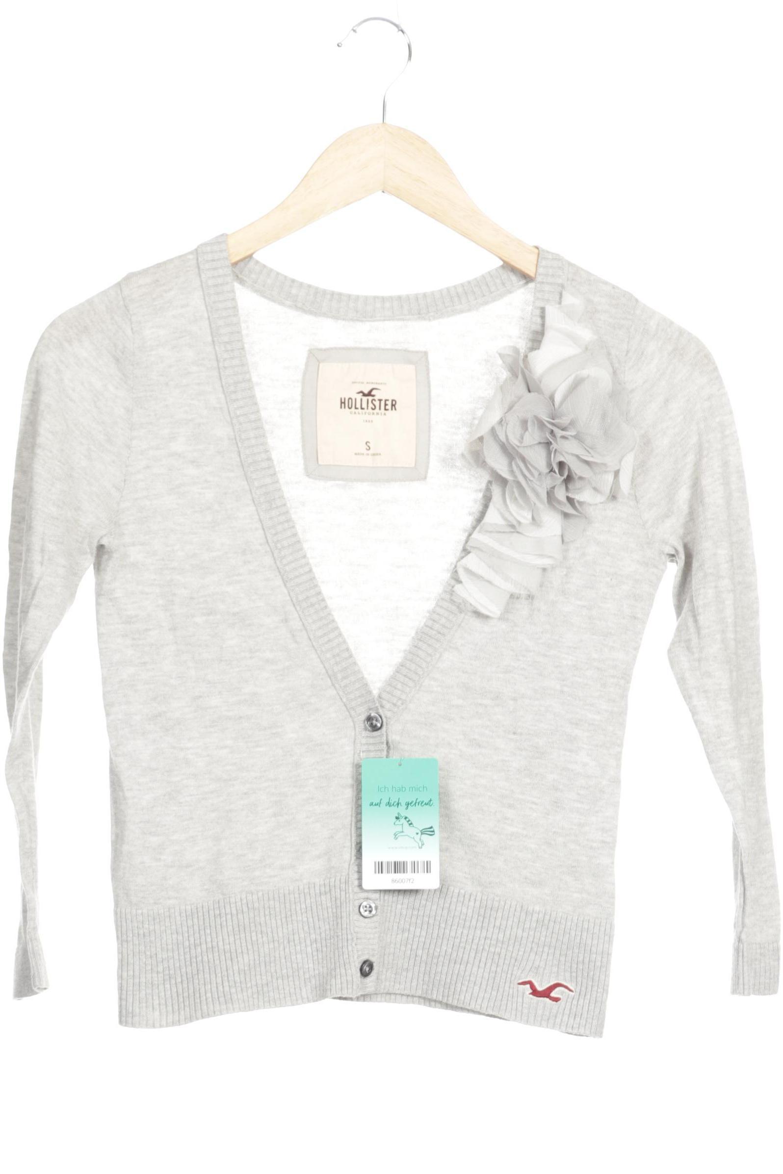 

Hollister Damen Strickjacke, grau, Gr.