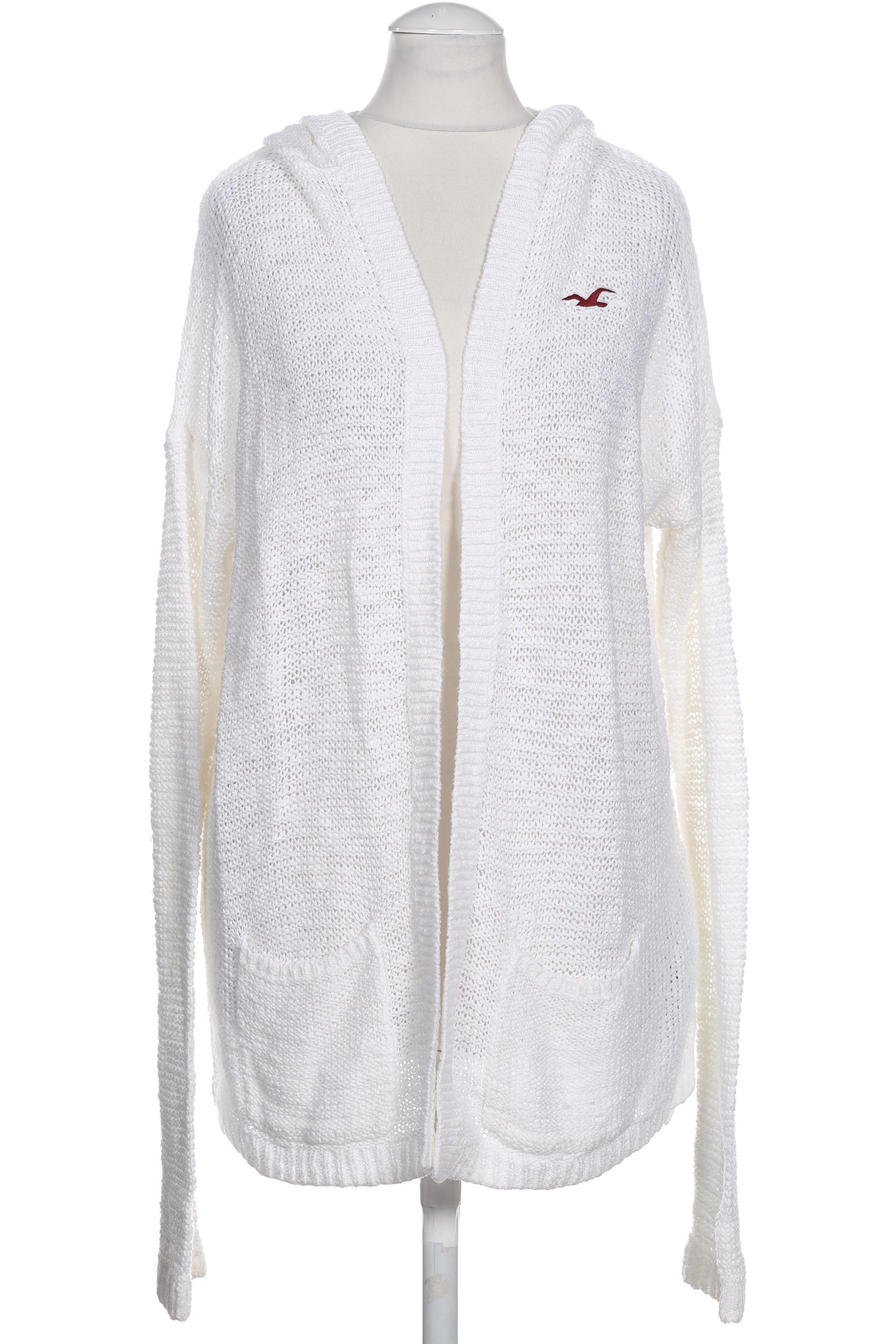 

Hollister Damen Strickjacke, weiß, Gr. 34