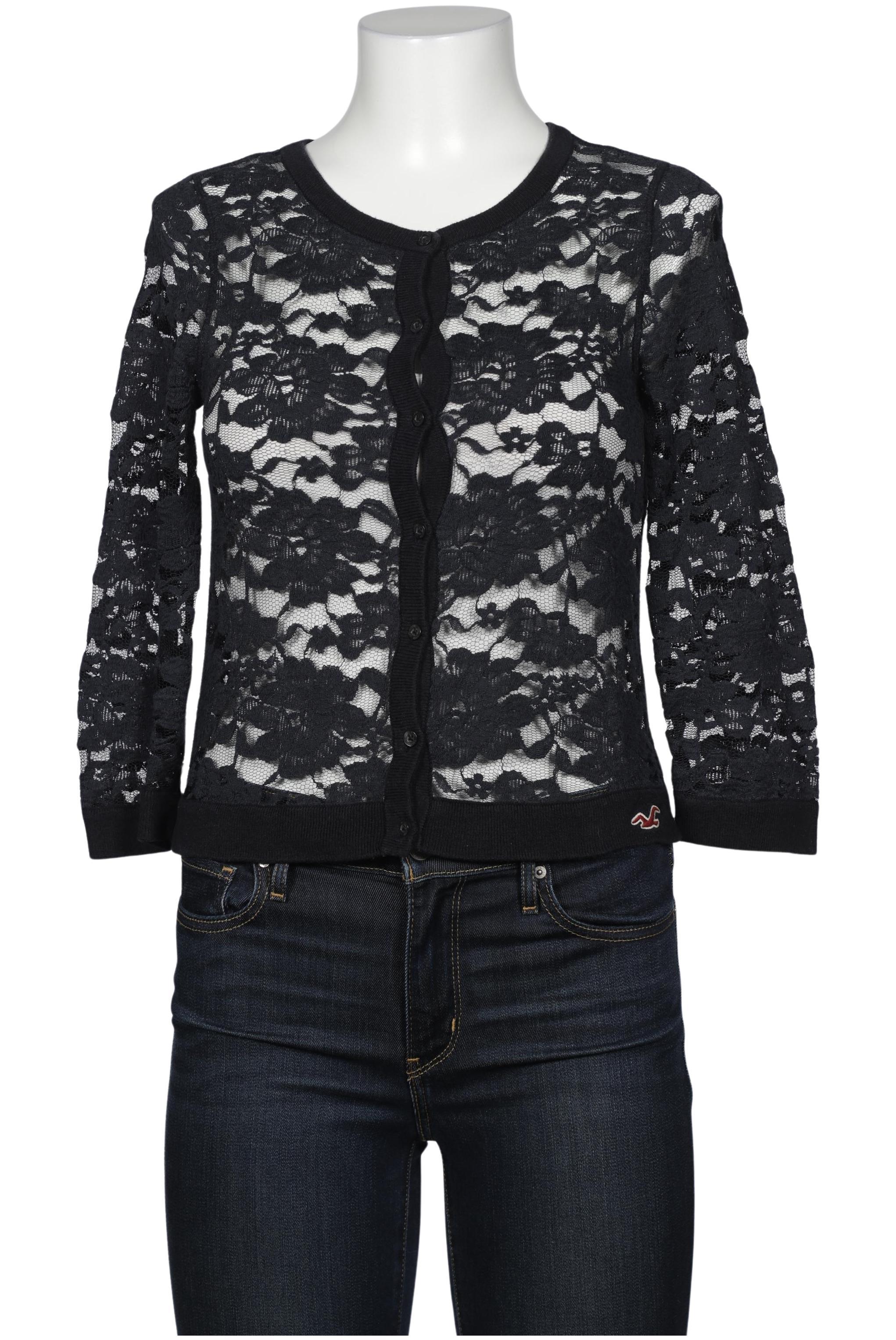 

Hollister Damen Strickjacke, marineblau, Gr. 38