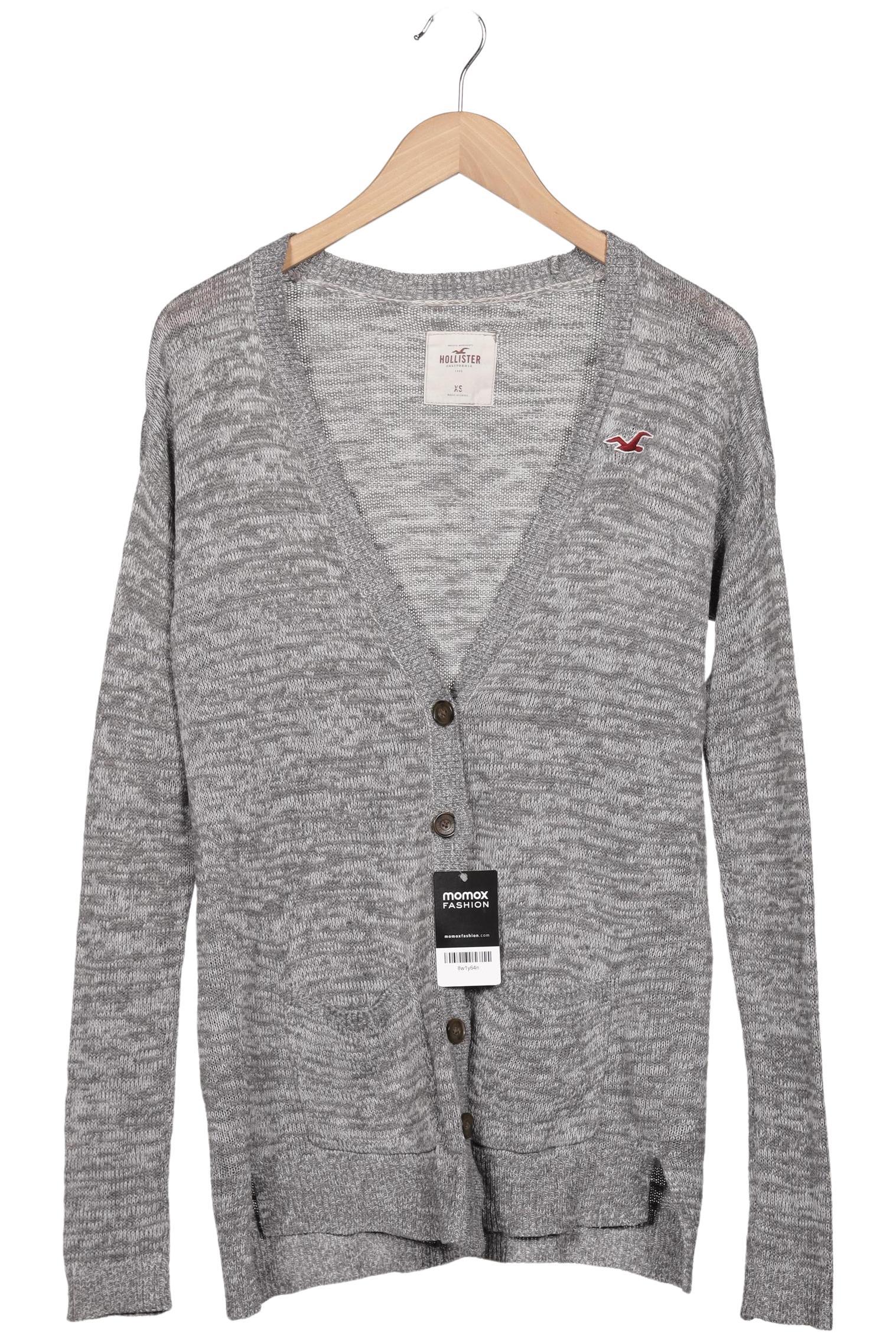 

Hollister Damen Strickjacke, grau, Gr. 34