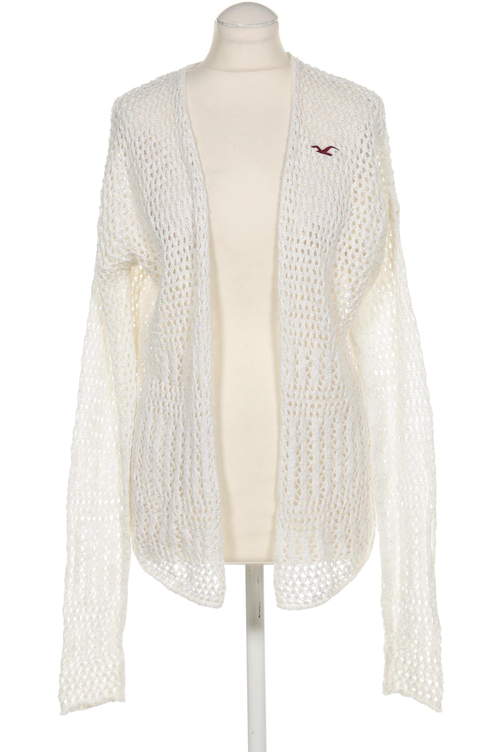 

Hollister Damen Strickjacke, weiß, Gr. 36