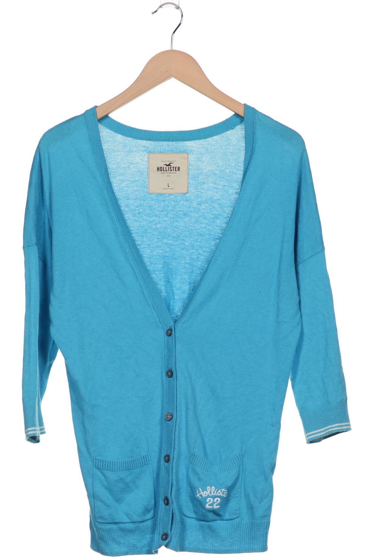 

Hollister Damen Strickjacke, blau