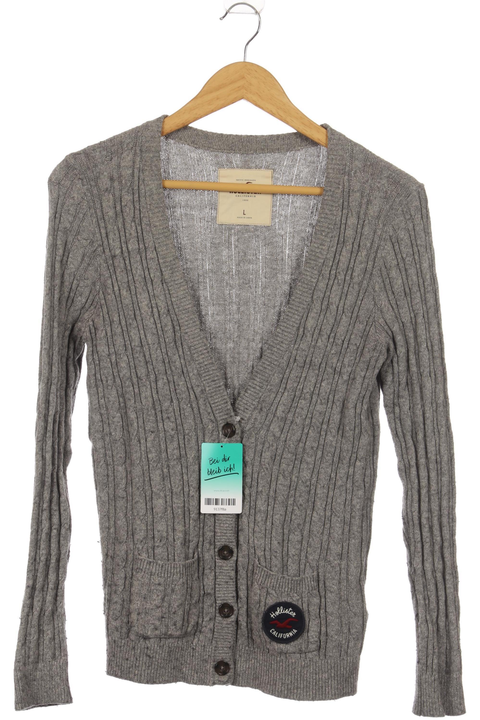 

Hollister Damen Strickjacke, grau, Gr.