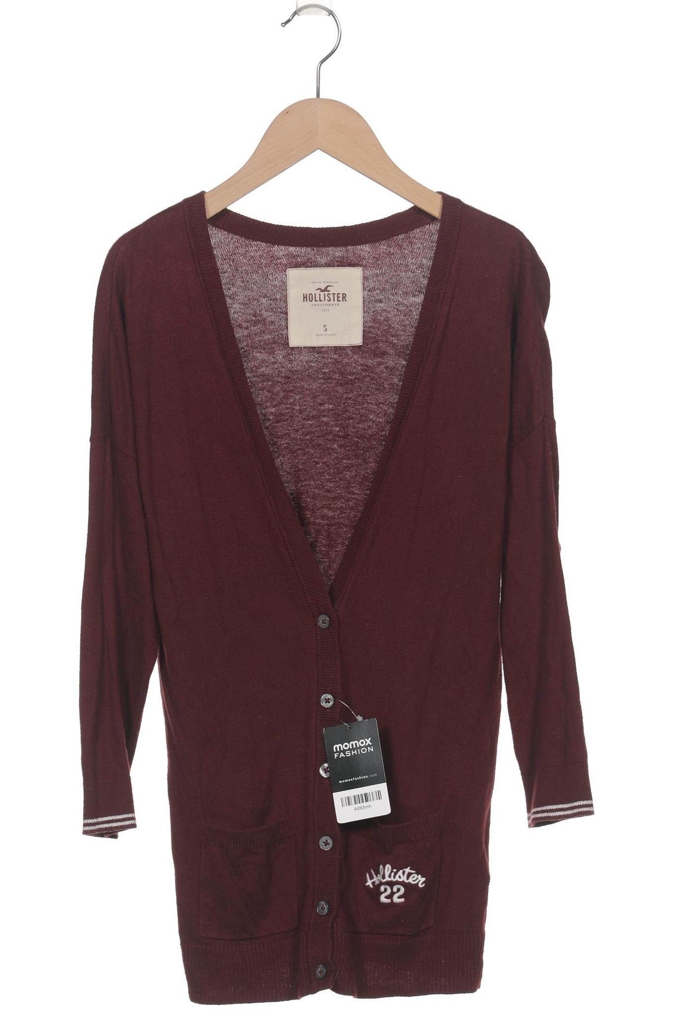 

Hollister Damen Strickjacke, bordeaux, Gr. 36