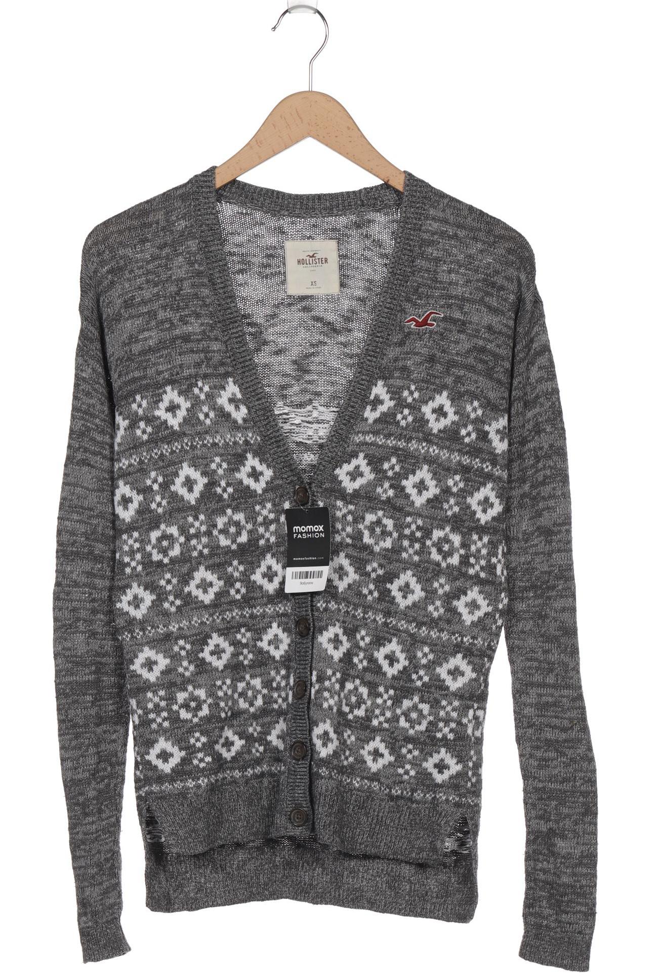 

Hollister Damen Strickjacke, grau