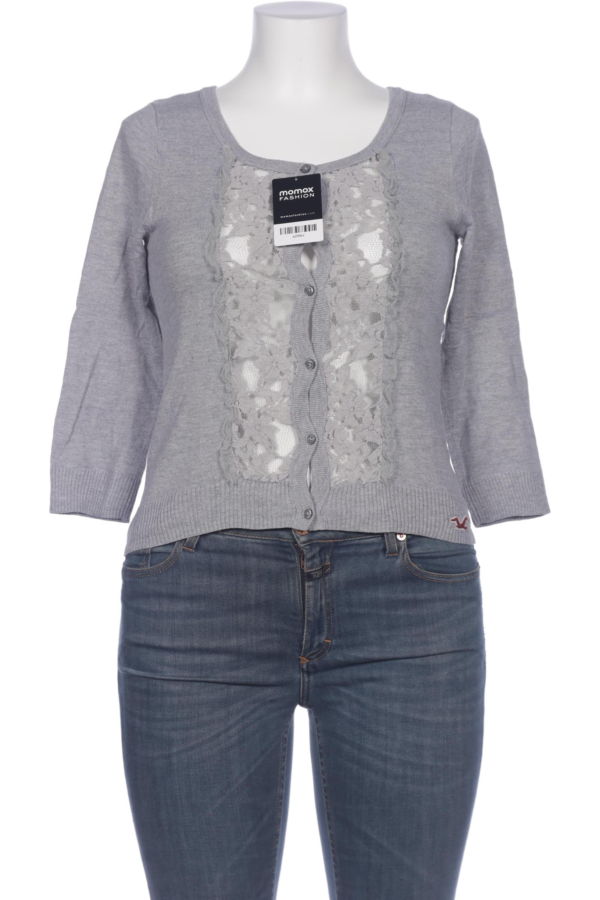 

Hollister Damen Strickjacke, grau, Gr. 42