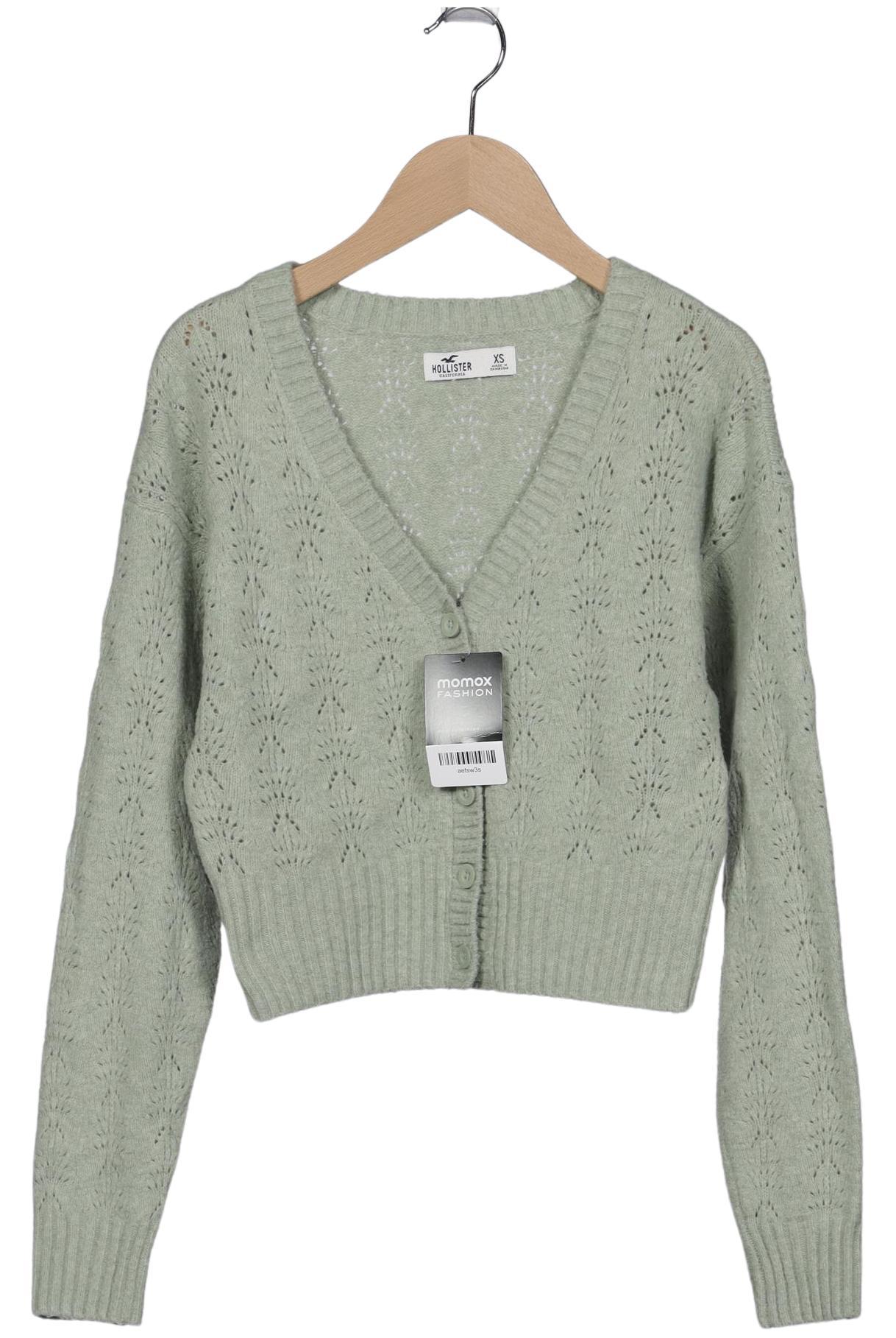 

Hollister Damen Strickjacke, grün, Gr. 34