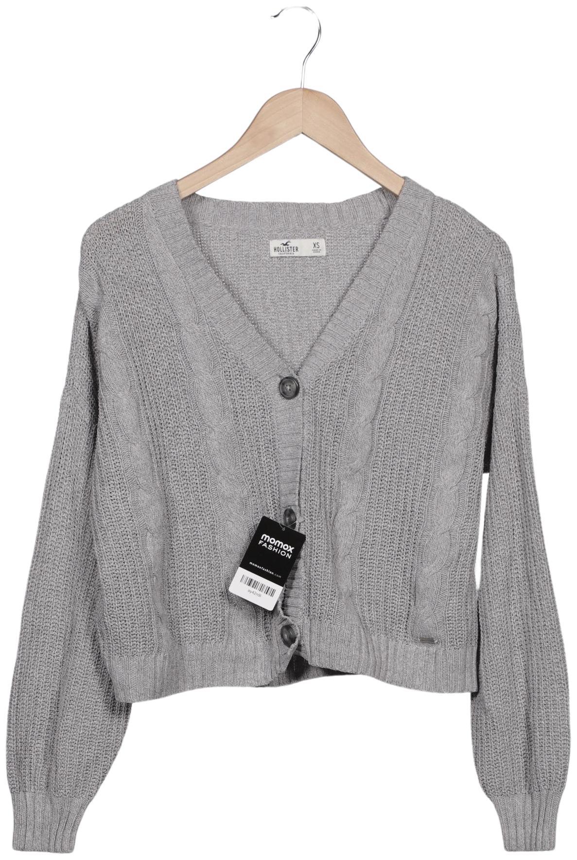 

Hollister Damen Strickjacke, grau, Gr. 34