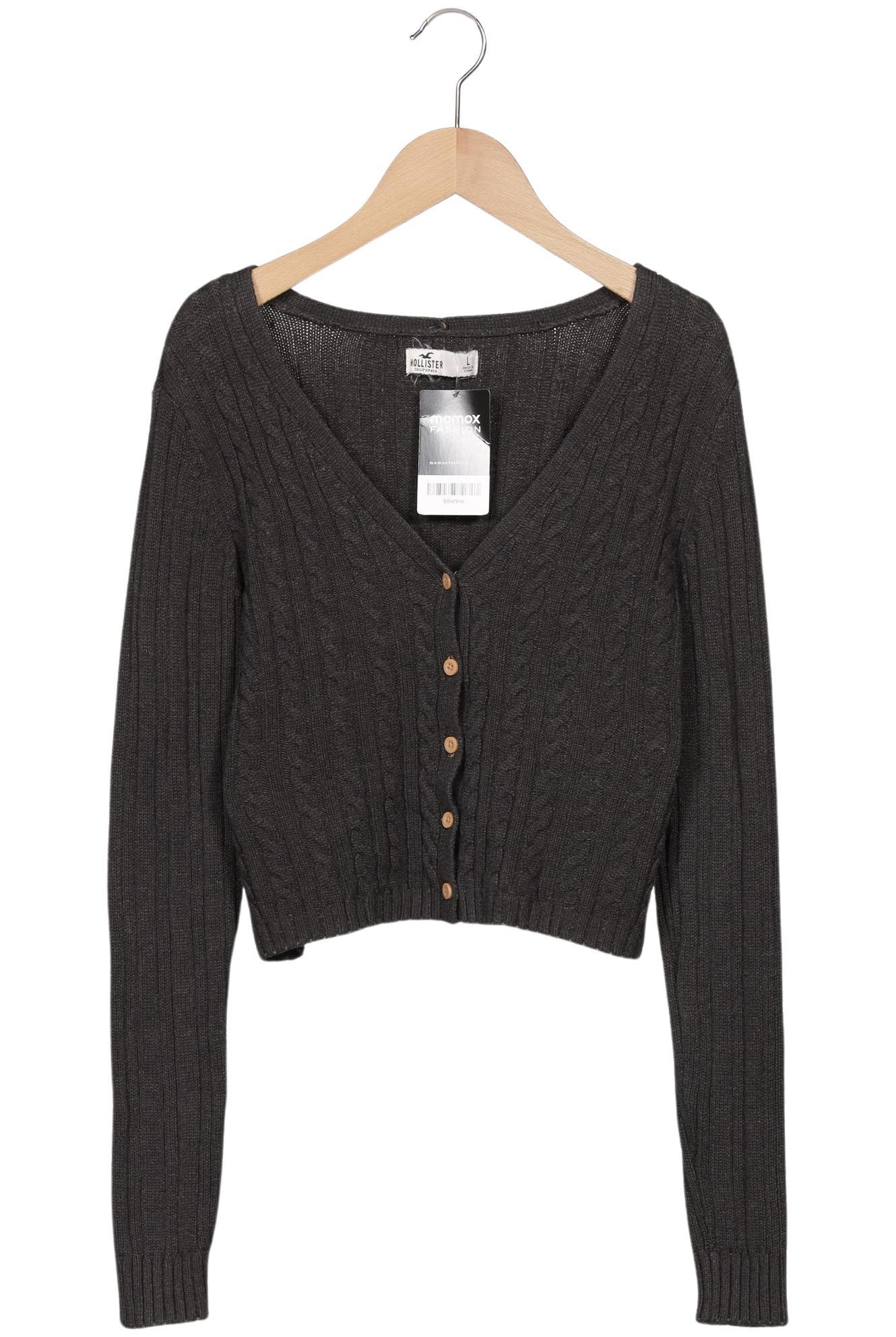 

Hollister Damen Strickjacke, grau, Gr. 42