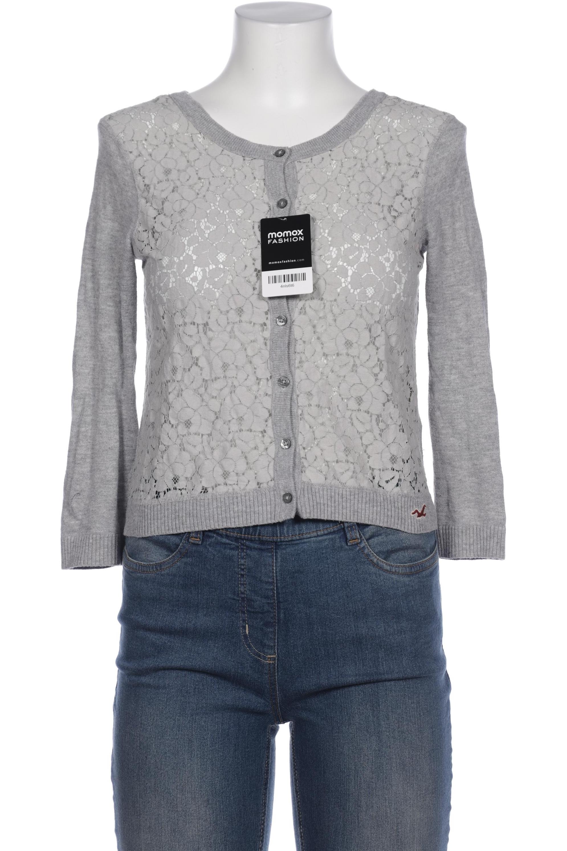 

Hollister Damen Strickjacke, grau, Gr. 38