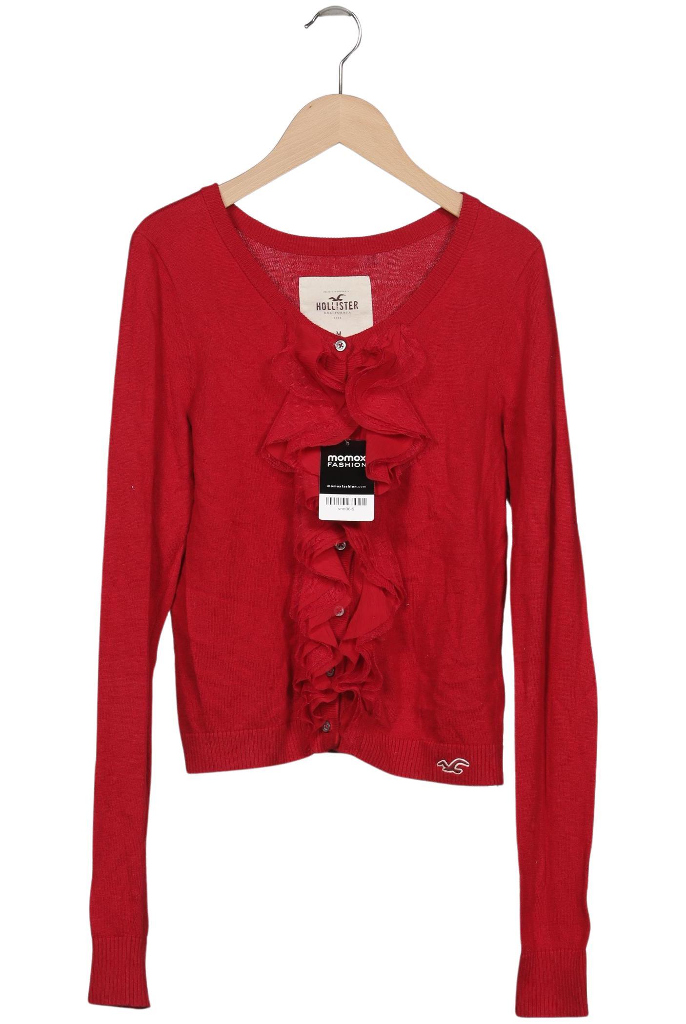 

Hollister Damen Strickjacke, rot, Gr. 38