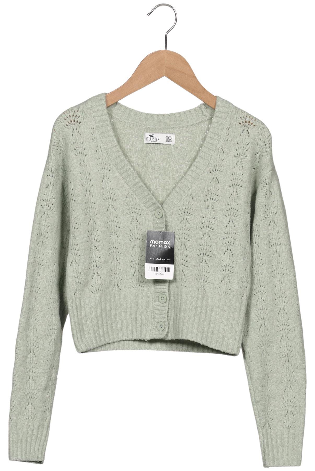 

Hollister Damen Strickjacke, hellgrün, Gr. 32