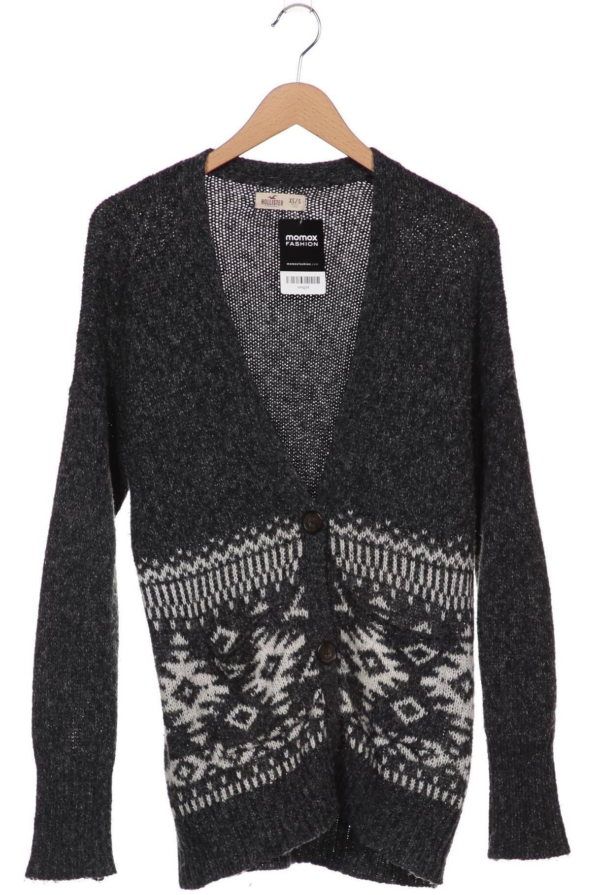 

Hollister Damen Strickjacke, grau
