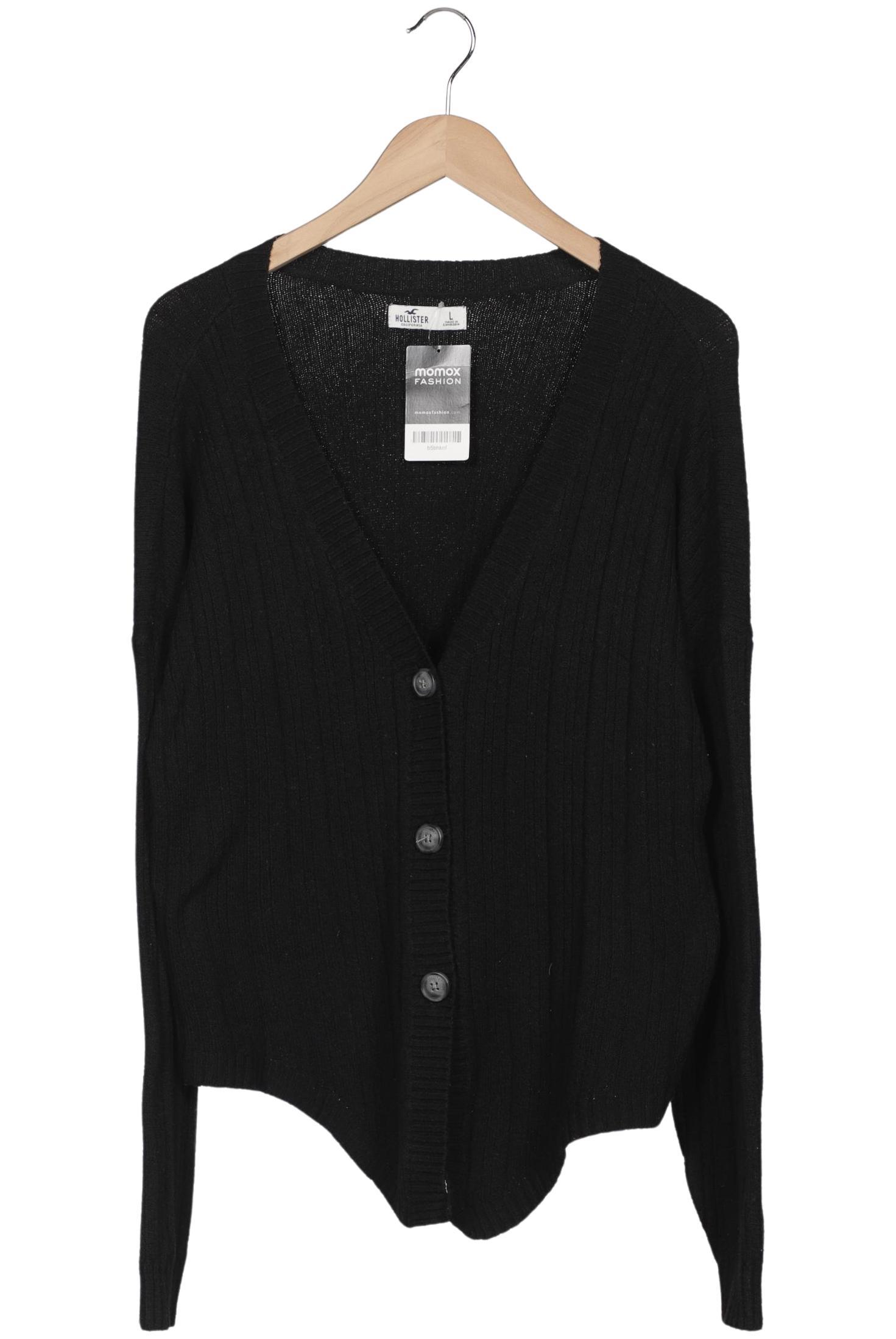 

Hollister Damen Strickjacke, schwarz, Gr. 42