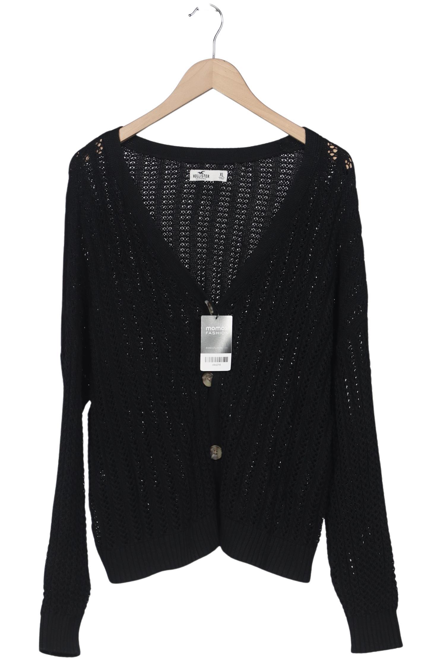 

Hollister Damen Strickjacke, schwarz, Gr. 44