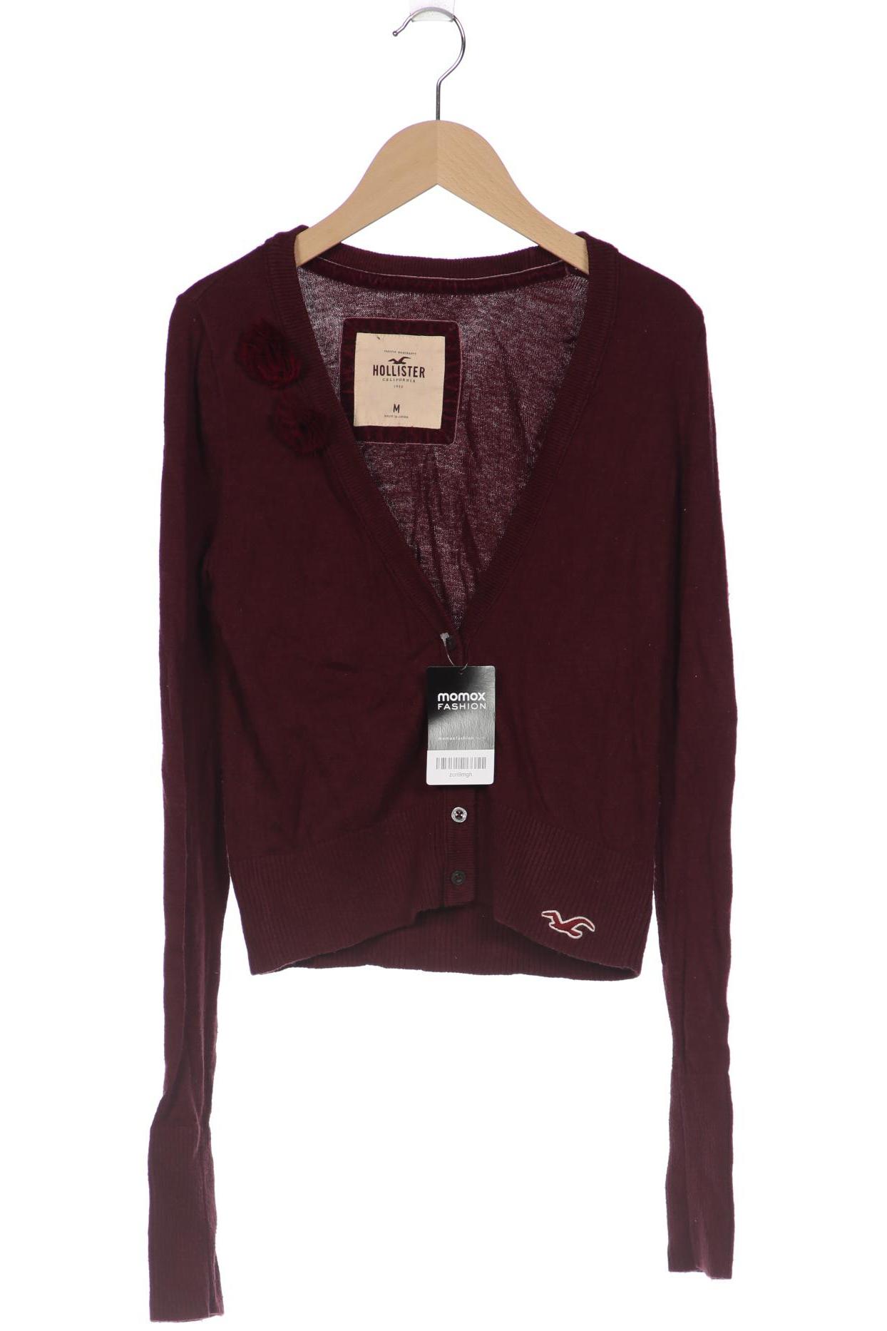 

Hollister Damen Strickjacke, bordeaux, Gr. 38