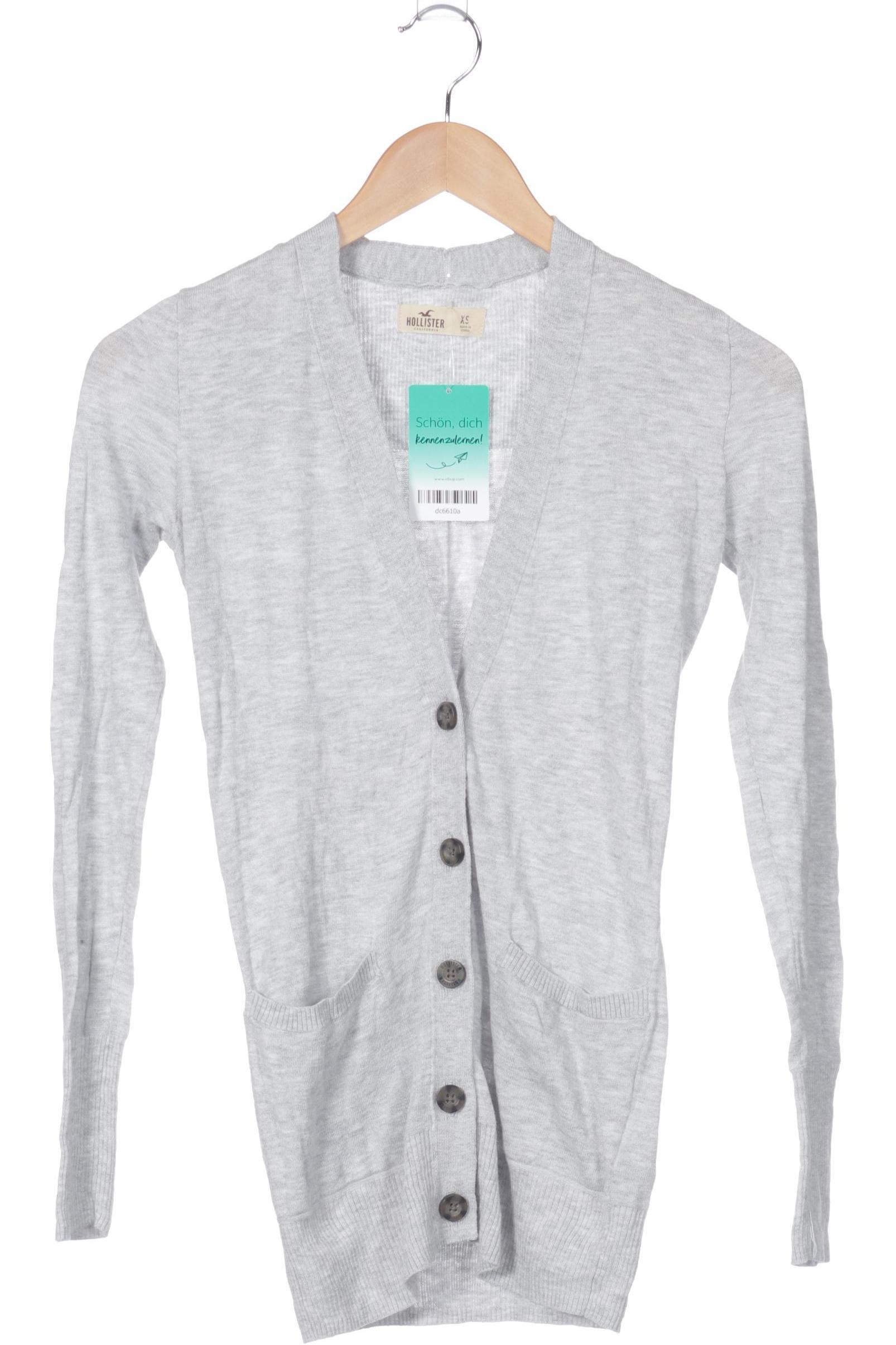 

Hollister Damen Strickjacke, grau, Gr.