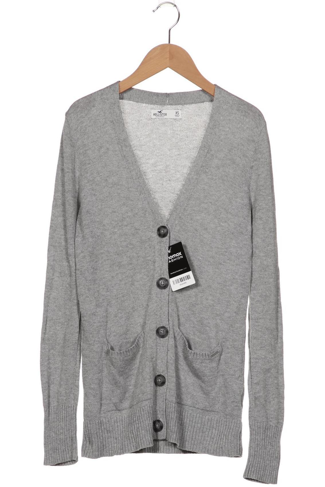 

Hollister Damen Strickjacke, grau