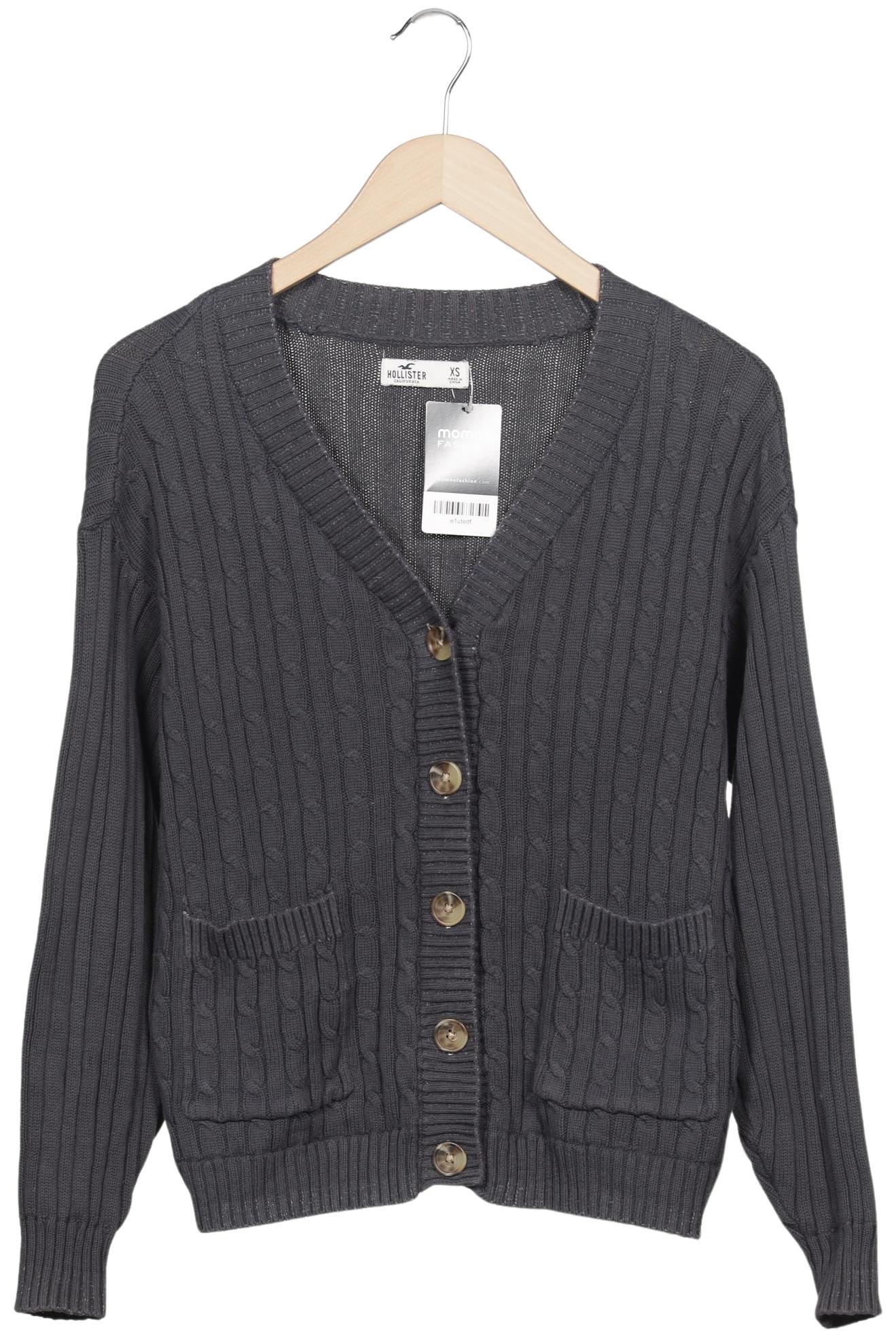 

Hollister Damen Strickjacke, grau, Gr. 34